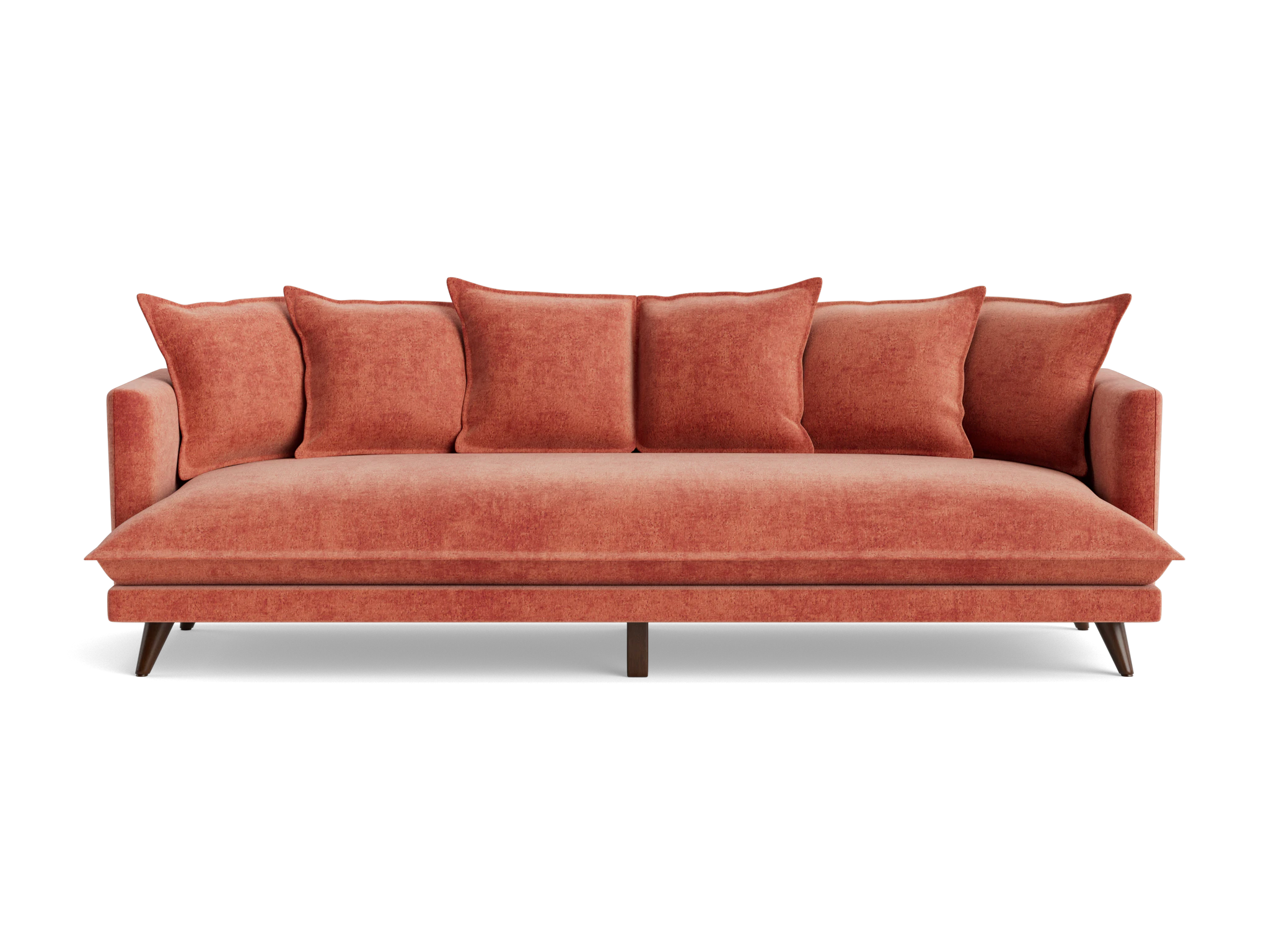 denna grand sofa plush terra rose