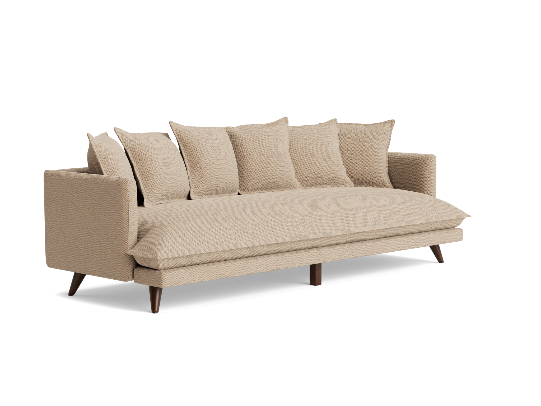 denna grand sofa telly fawn