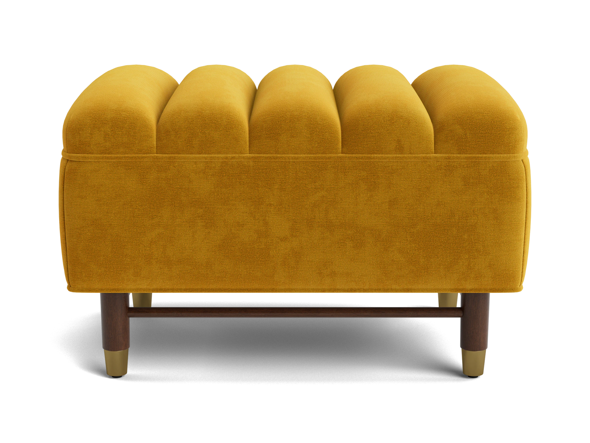 chelsea ottoman harper amber gold