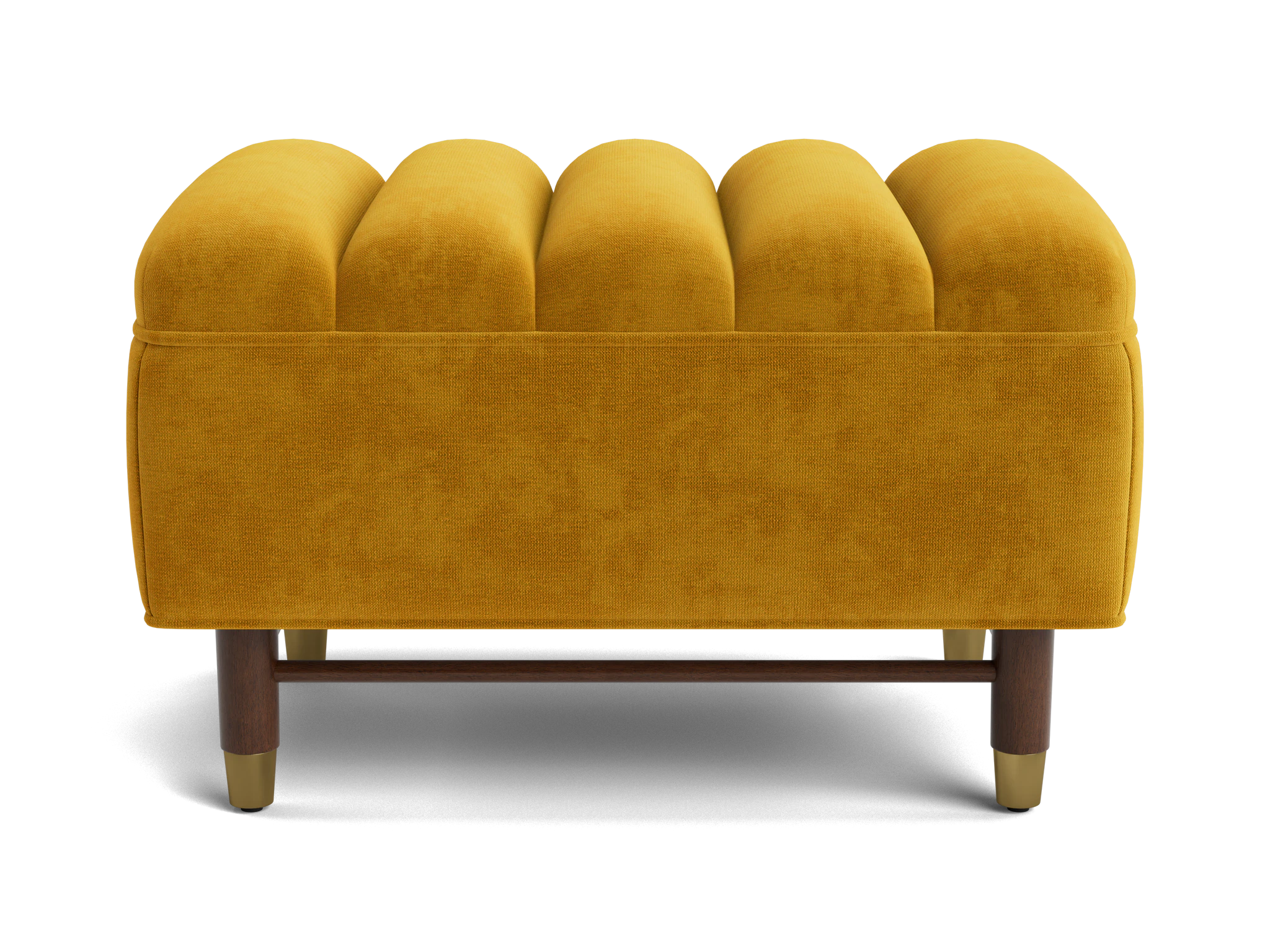 chelsea ottoman harper amber gold