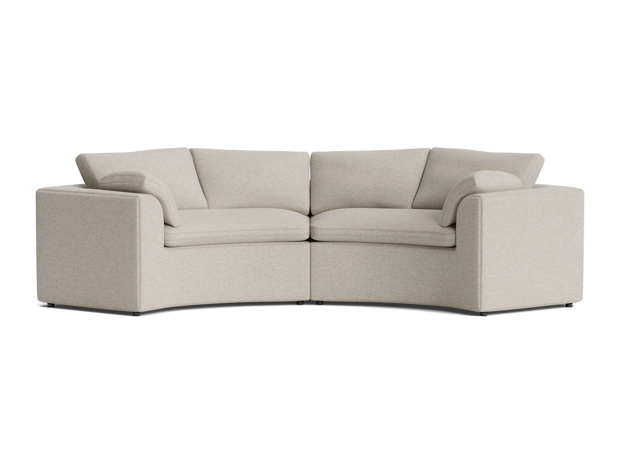 bryant semicircle sofa %282 piece%29 merit dove