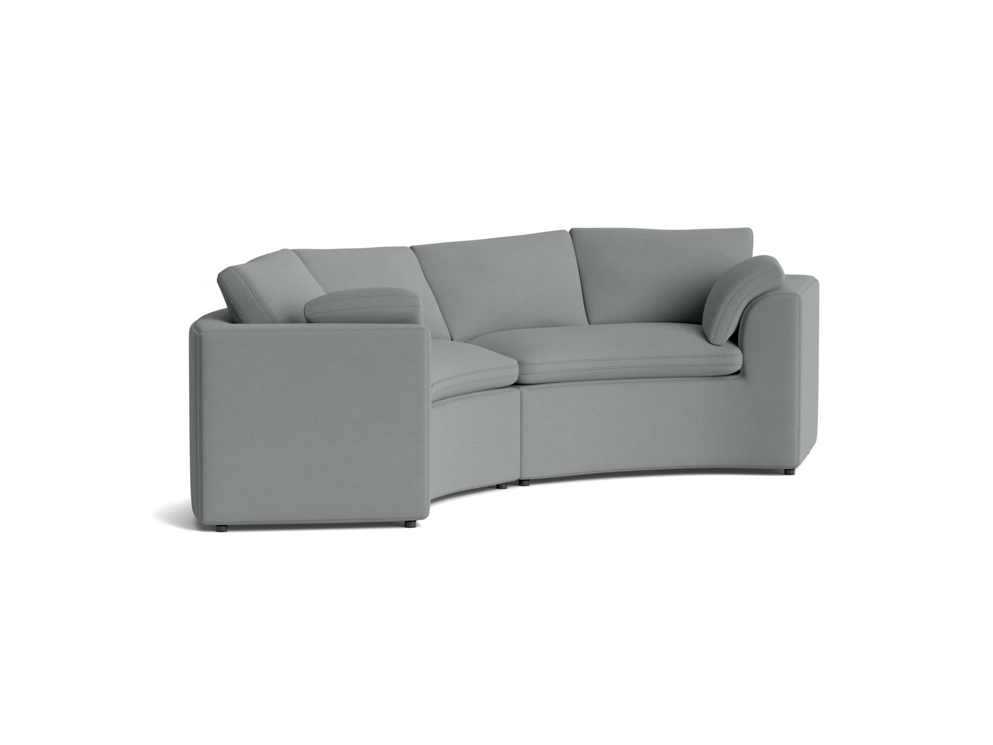 bryant semicircle sofa %282 piece%29 royale ash