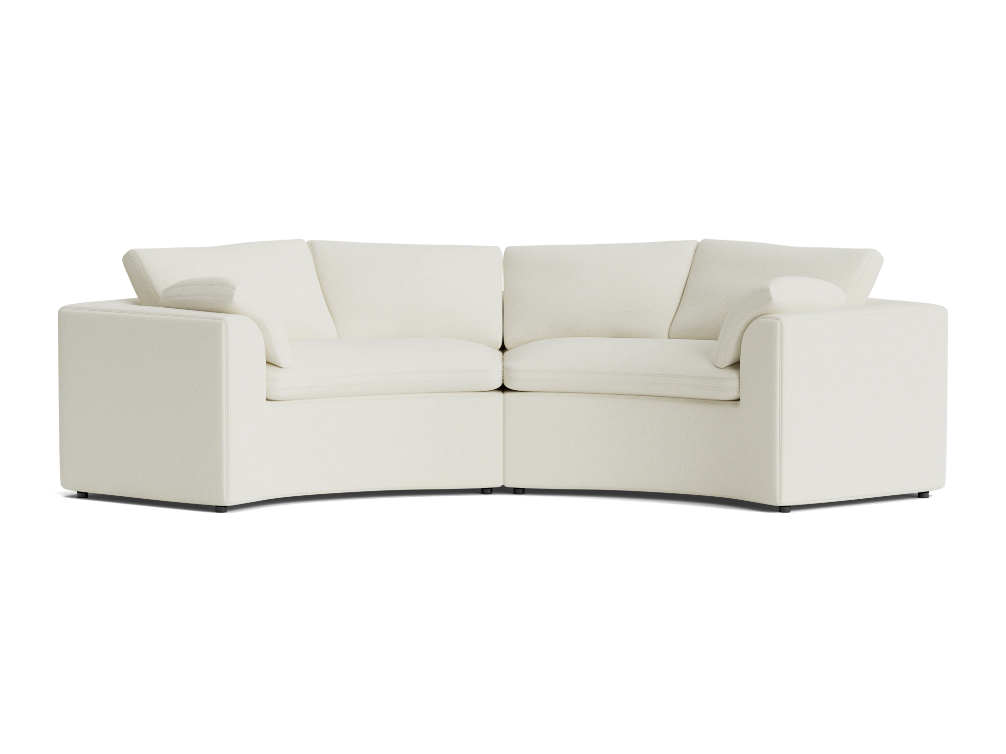 bryant semicircle sofa %282 piece%29 tussah snow