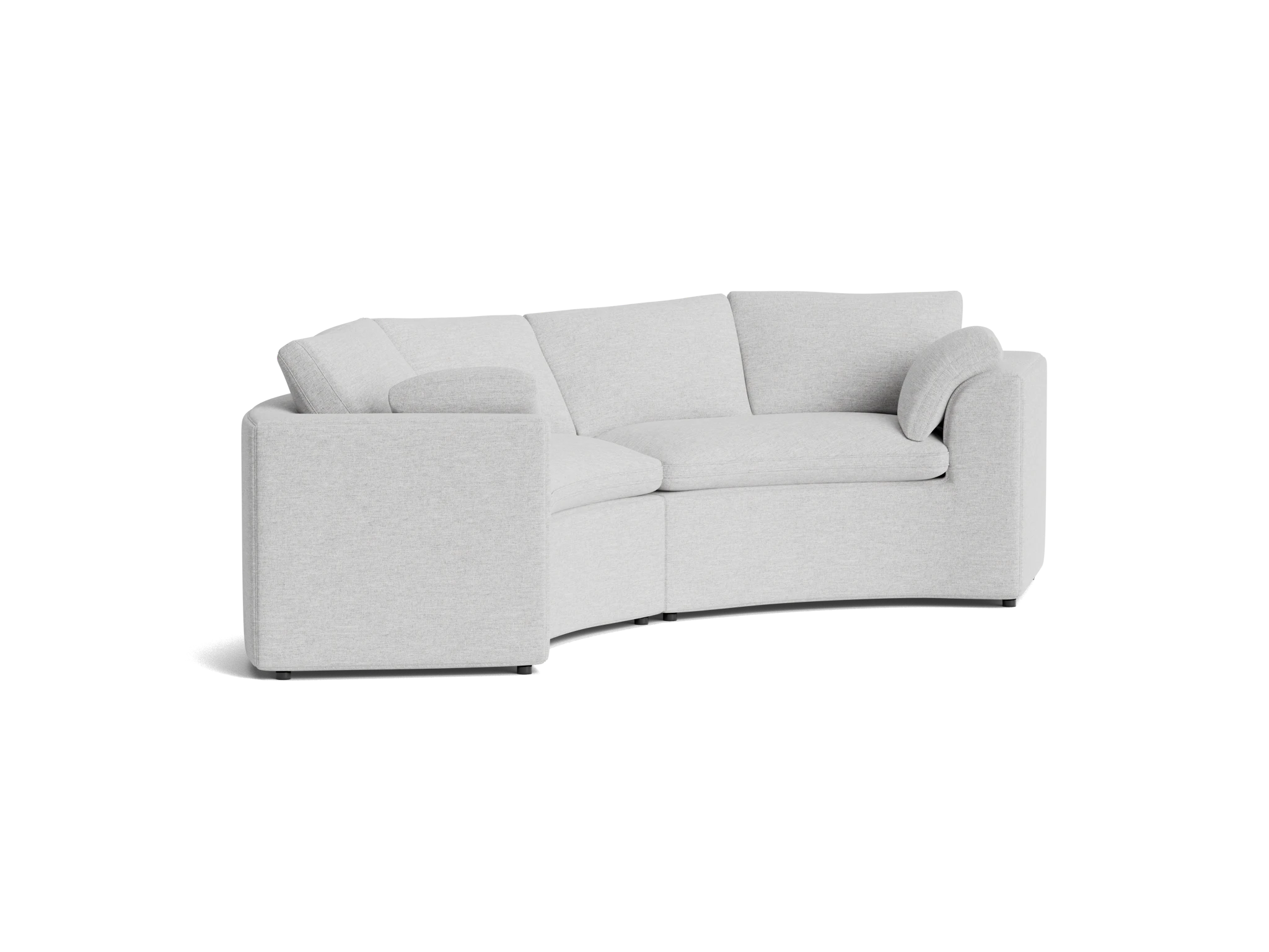 bryant semicircle sofa %282 piece%29 milo dove