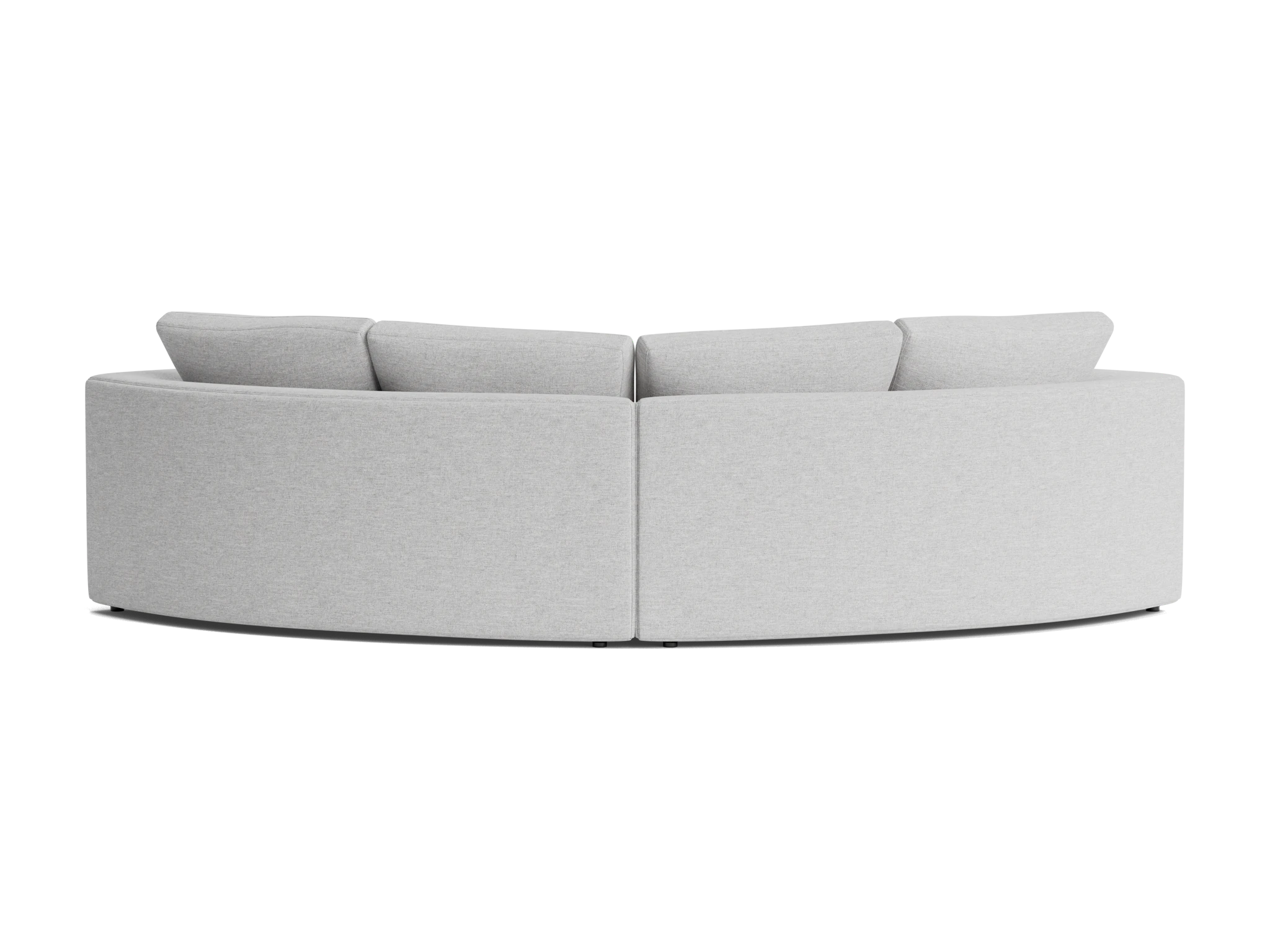 bryant semicircle sofa %282 piece%29 milo dove