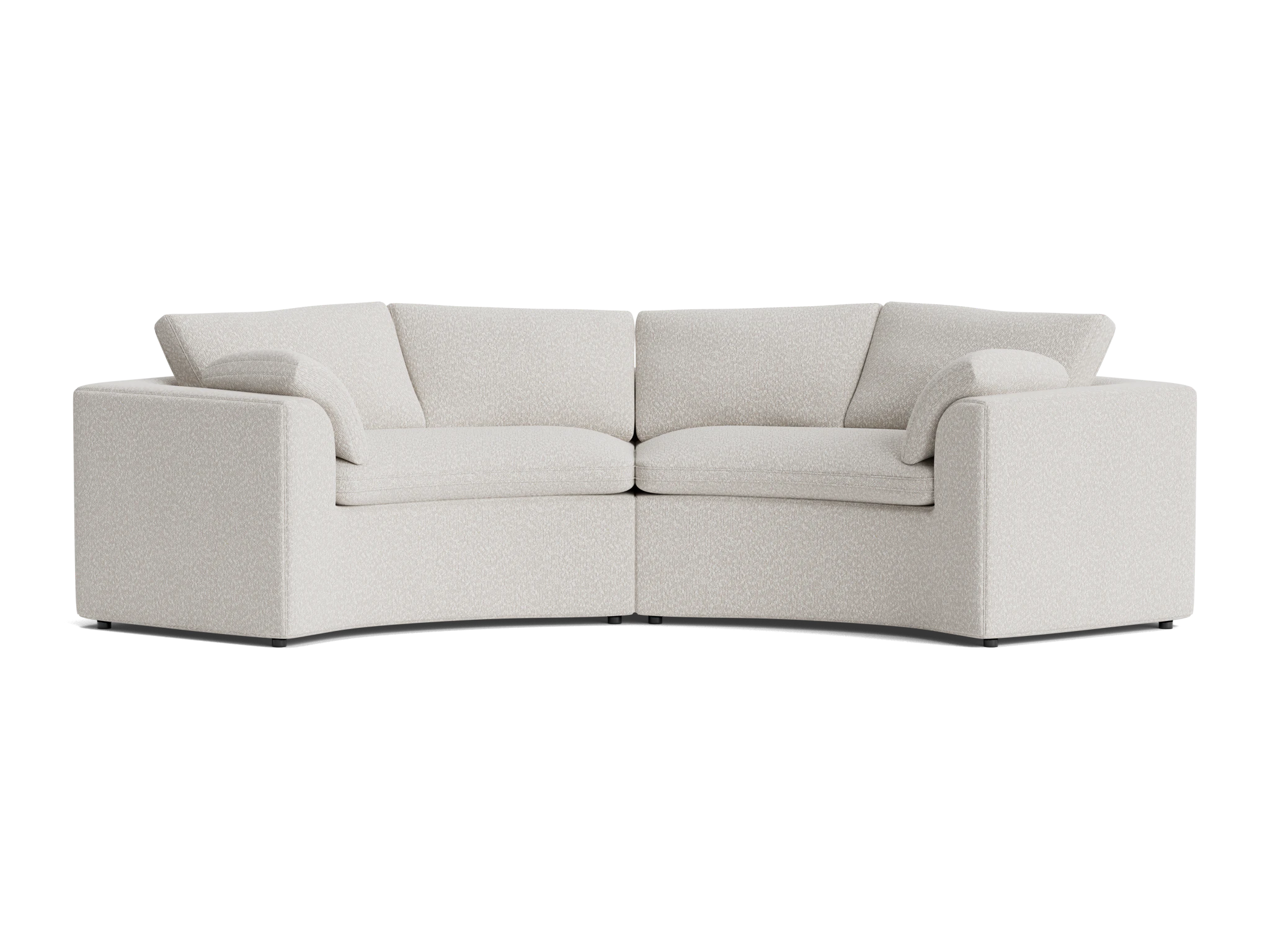 bryant semicircle sofa %282 piece%29 bloke cotton