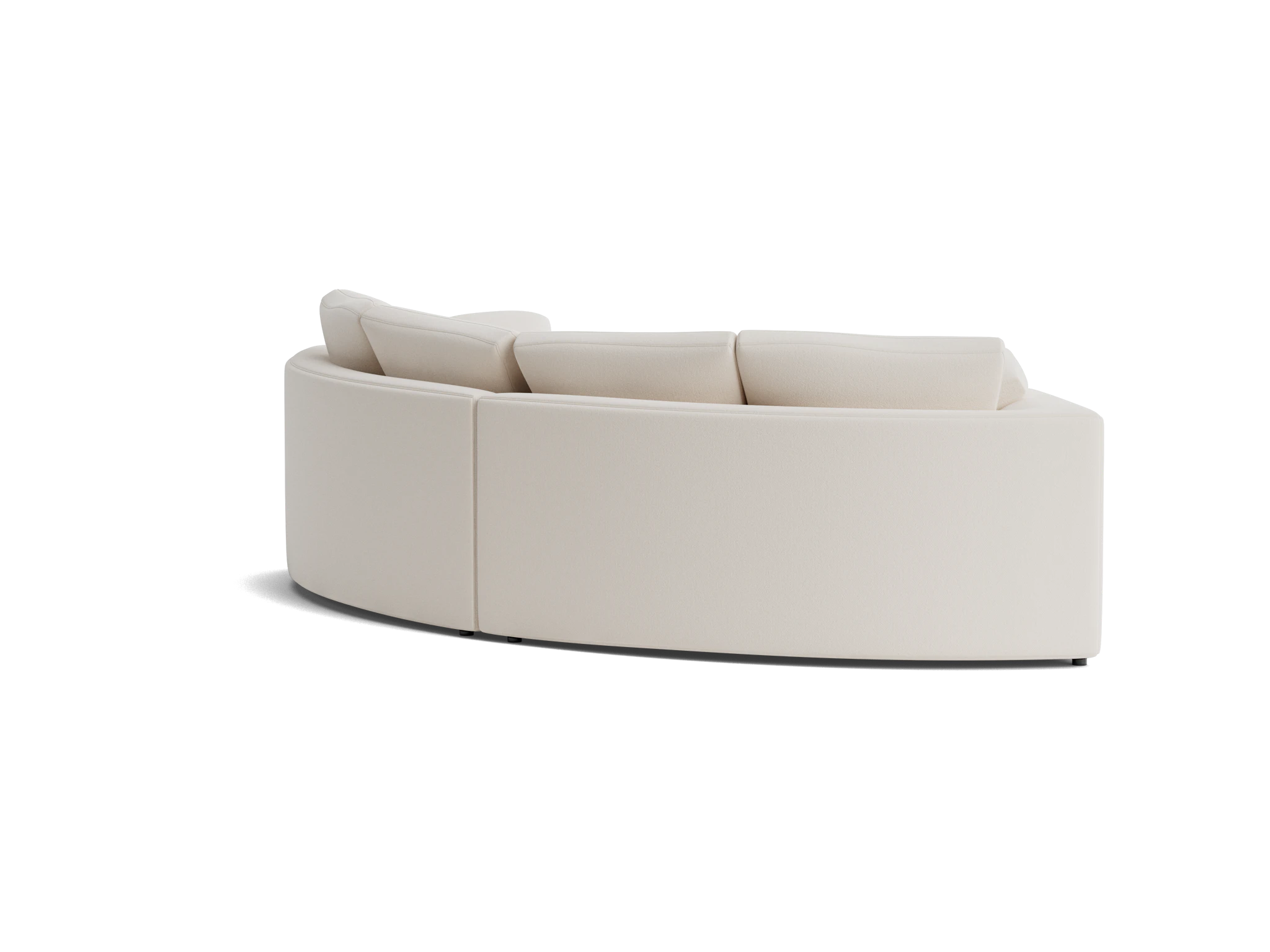 bryant semicircle sofa %282 piece%29 caspiar ivory