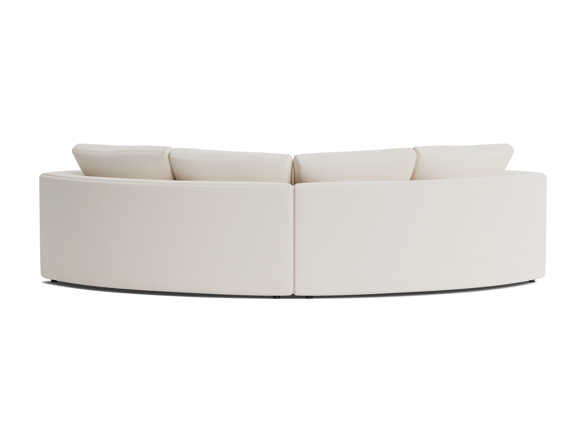 bryant semicircle sofa %282 piece%29 caspiar ivory