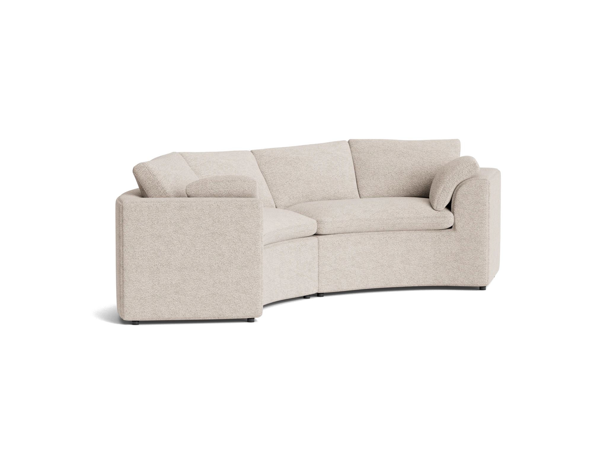 bryant semicircle sofa %282 piece%29 borough cotton