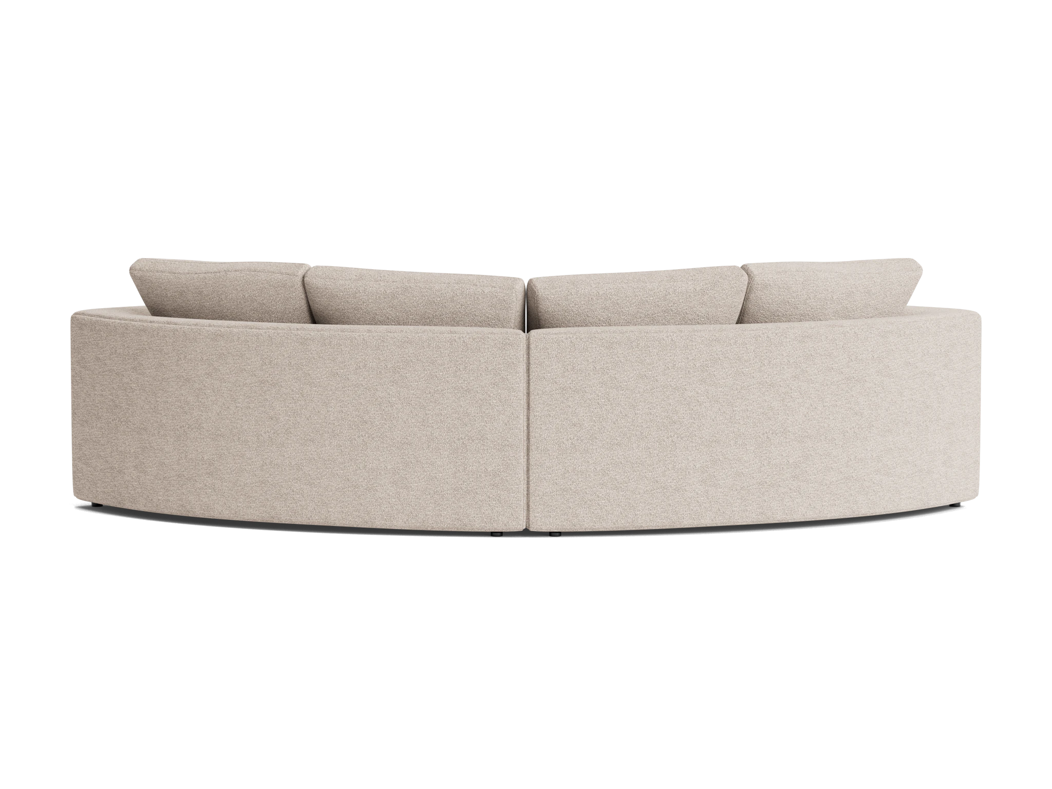bryant semicircle sofa %282 piece%29 borough cotton