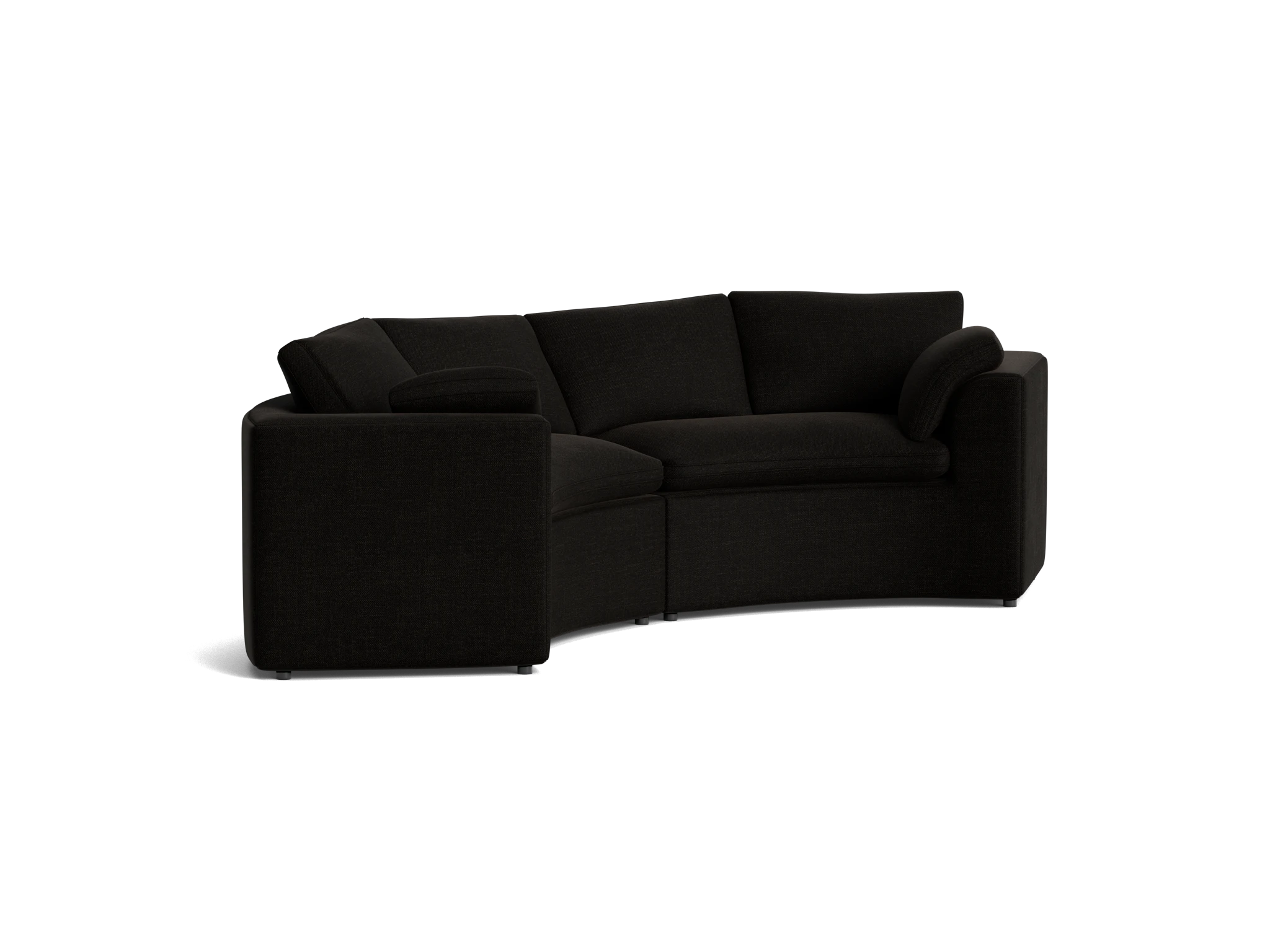bryant semicircle sofa %282 piece%29 milo onyx