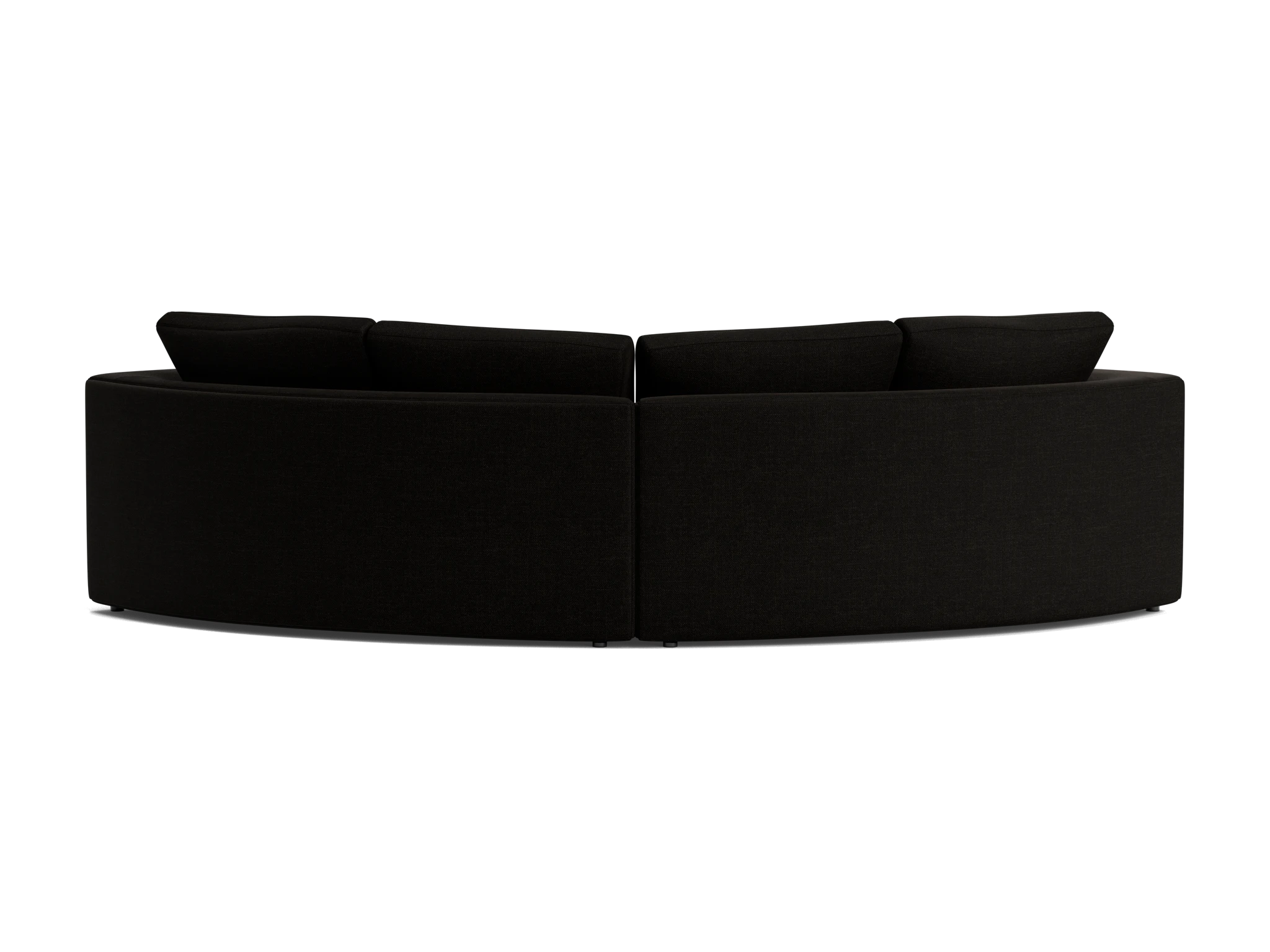 bryant semicircle sofa %282 piece%29 milo onyx