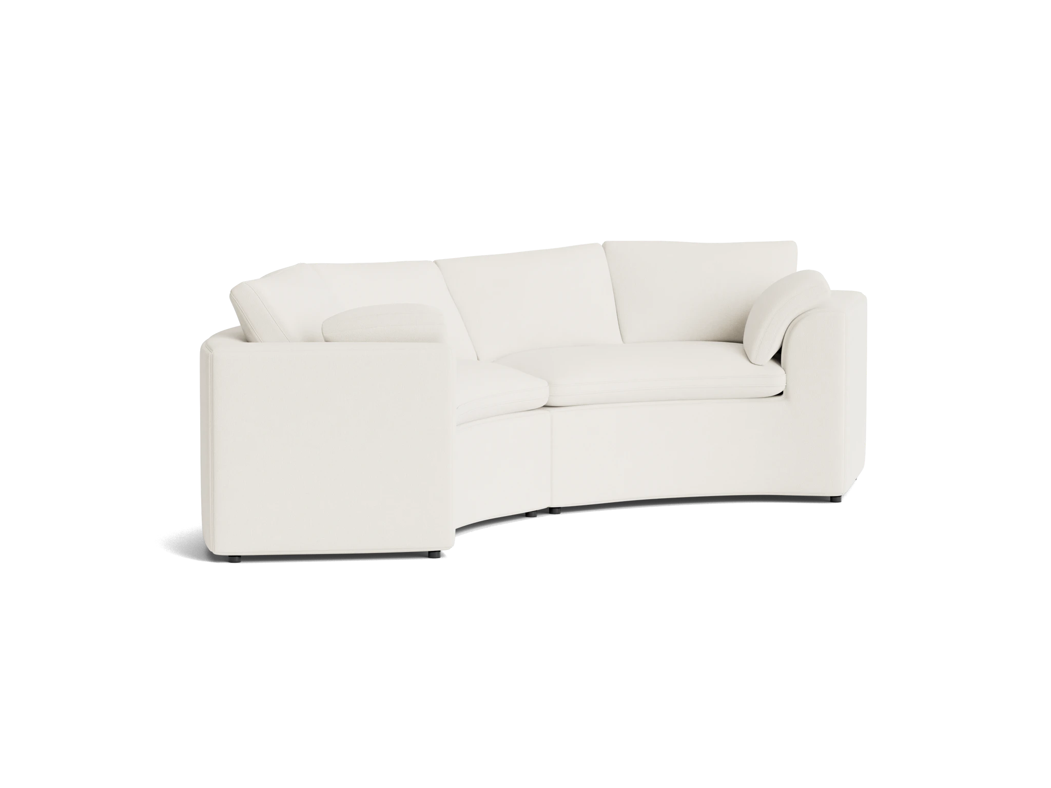 bryant semicircle sofa %282 piece%29 leuven snow