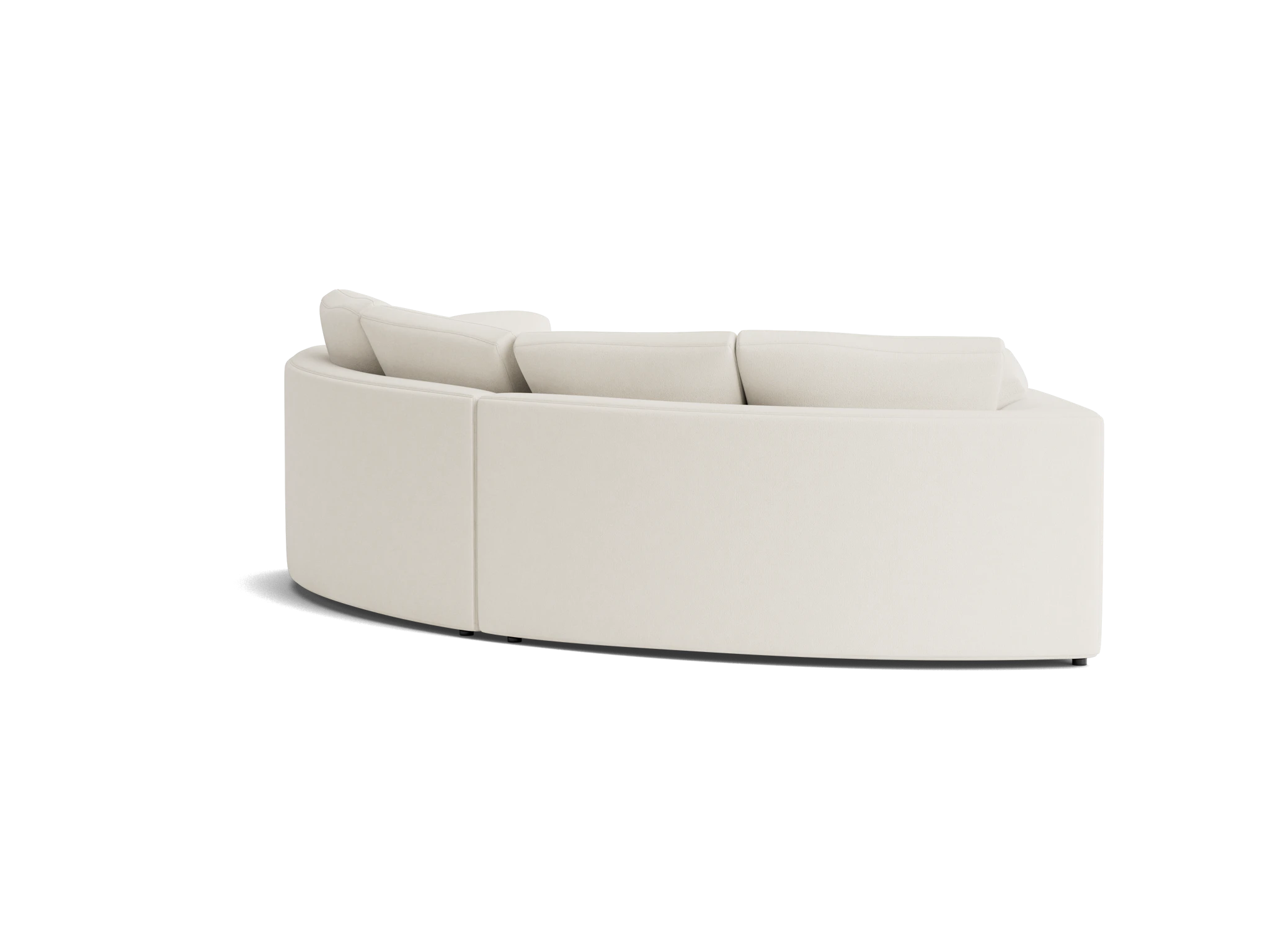 bryant semicircle sofa %282 piece%29 leuven snow