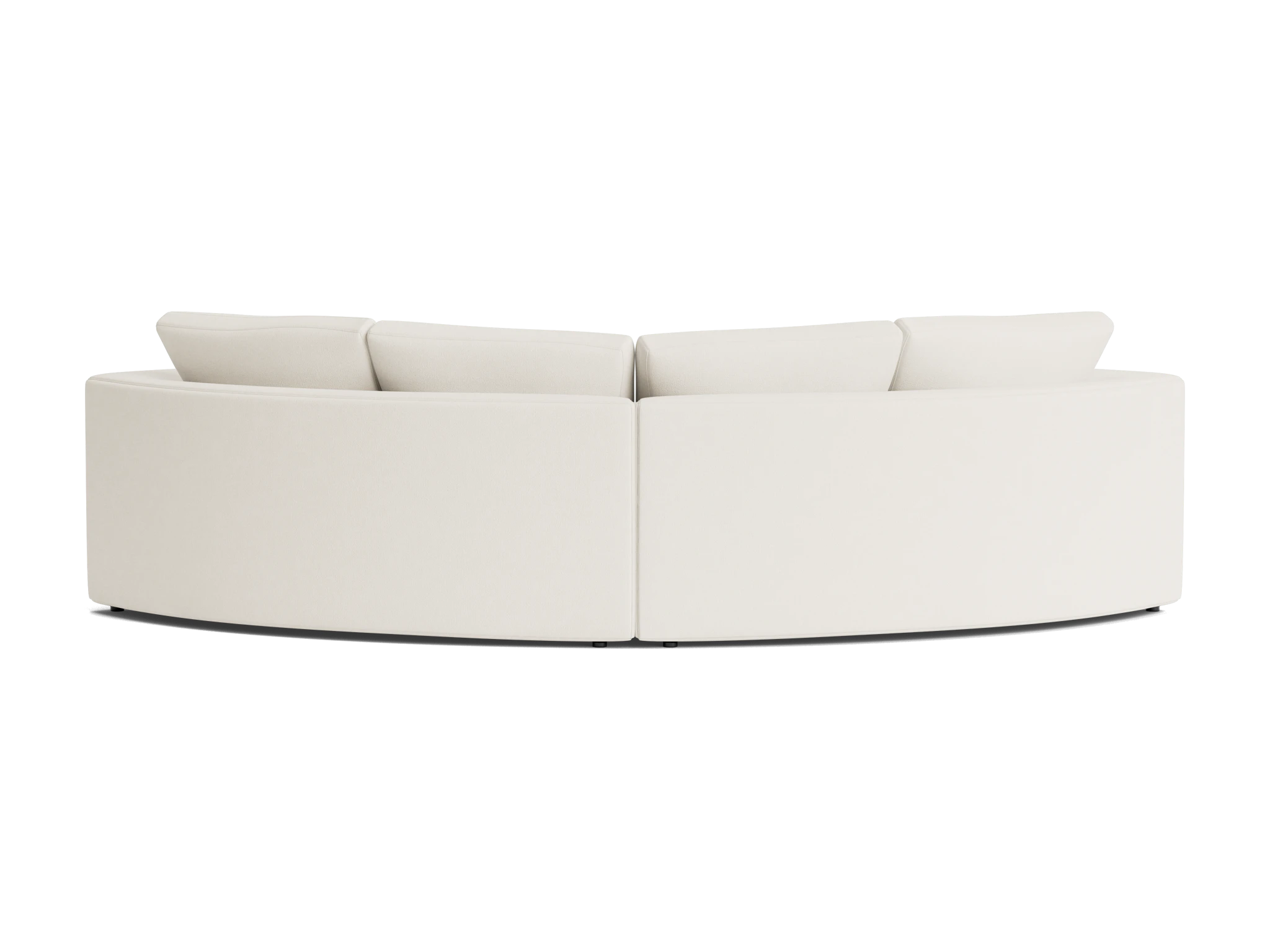 bryant semicircle sofa %282 piece%29 leuven snow