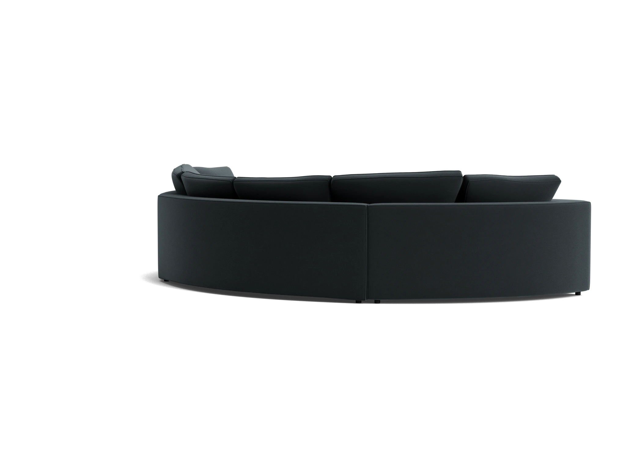 bryant semicircle sectional %283 piece%29 royale gunmetal