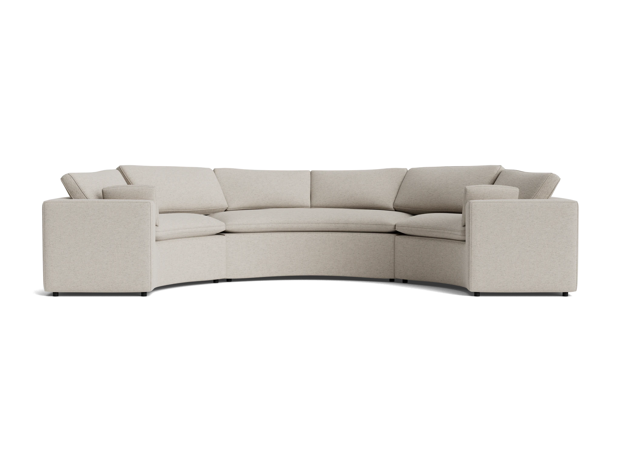bryant semicircle sectional %283 piece%29 merit dove