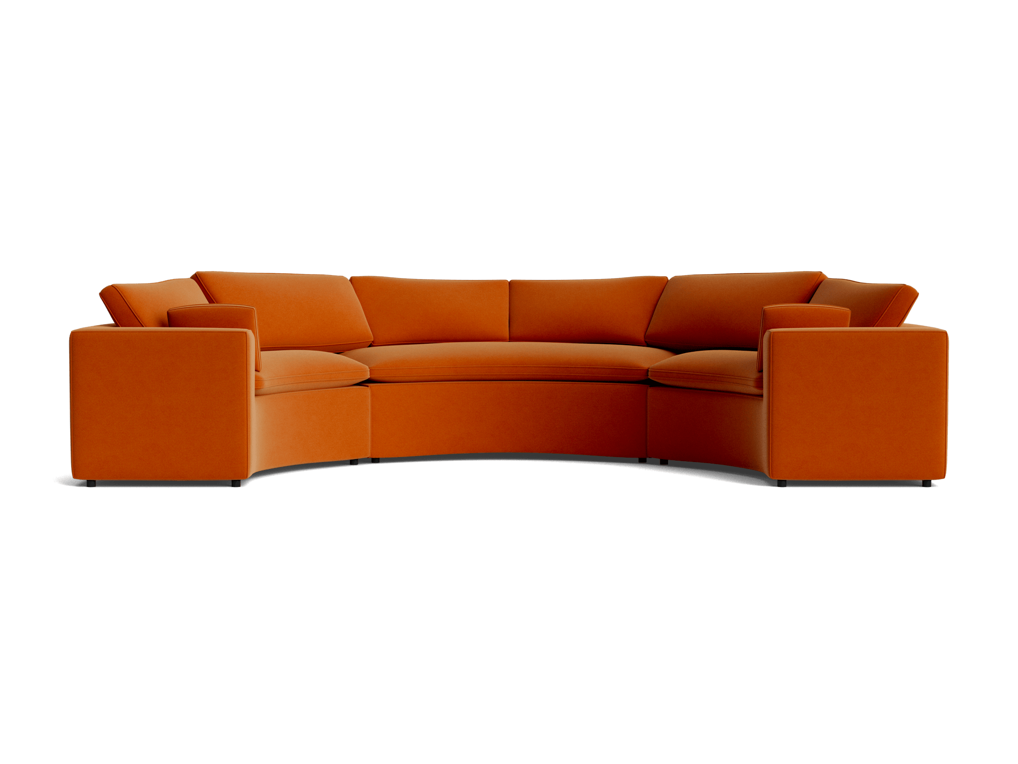 bryant semicircle sectional %283 piece%29 royale hacienda