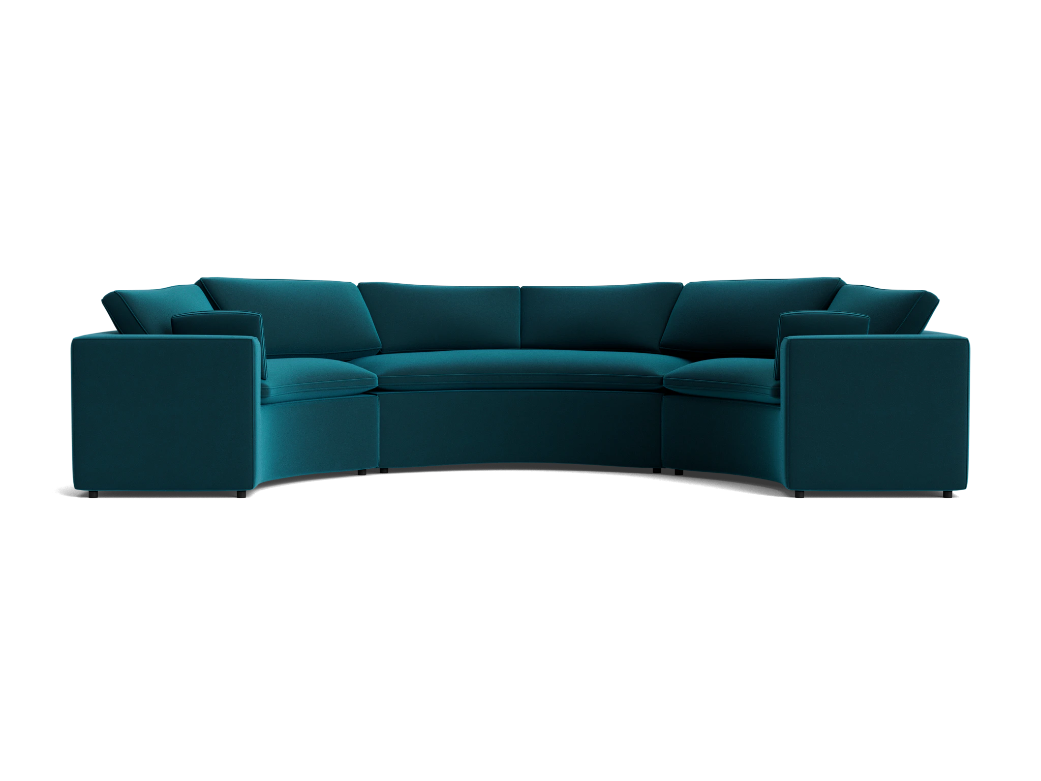 bryant semicircle sectional %283 piece%29 royale peacock