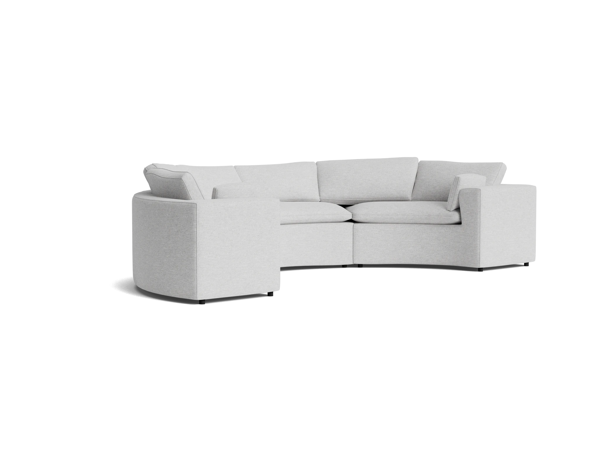 bryant semicircle sectional %283 piece%29 milo dove