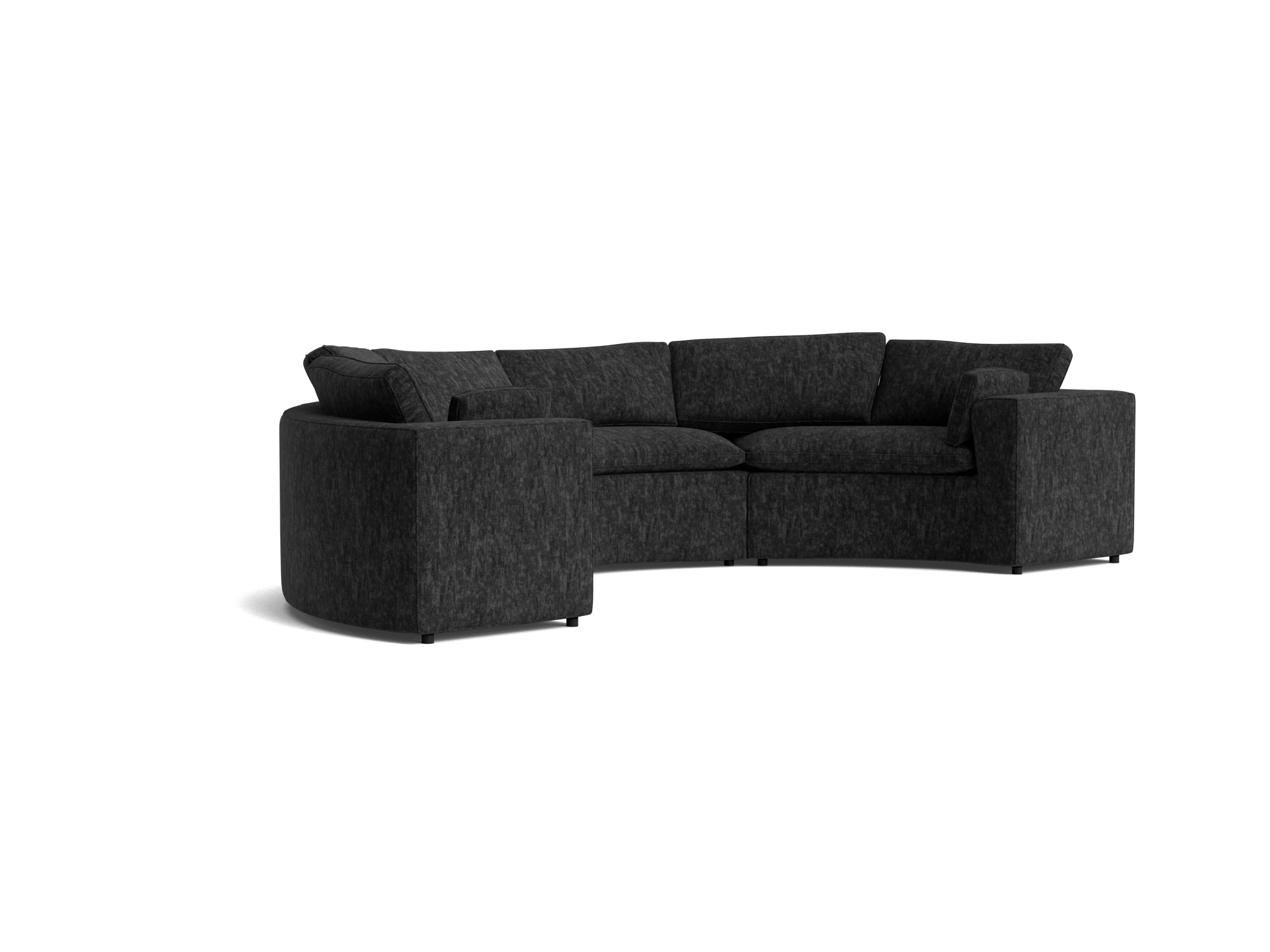 bryant semicircle sectional %283 piece%29 crave lava rock
