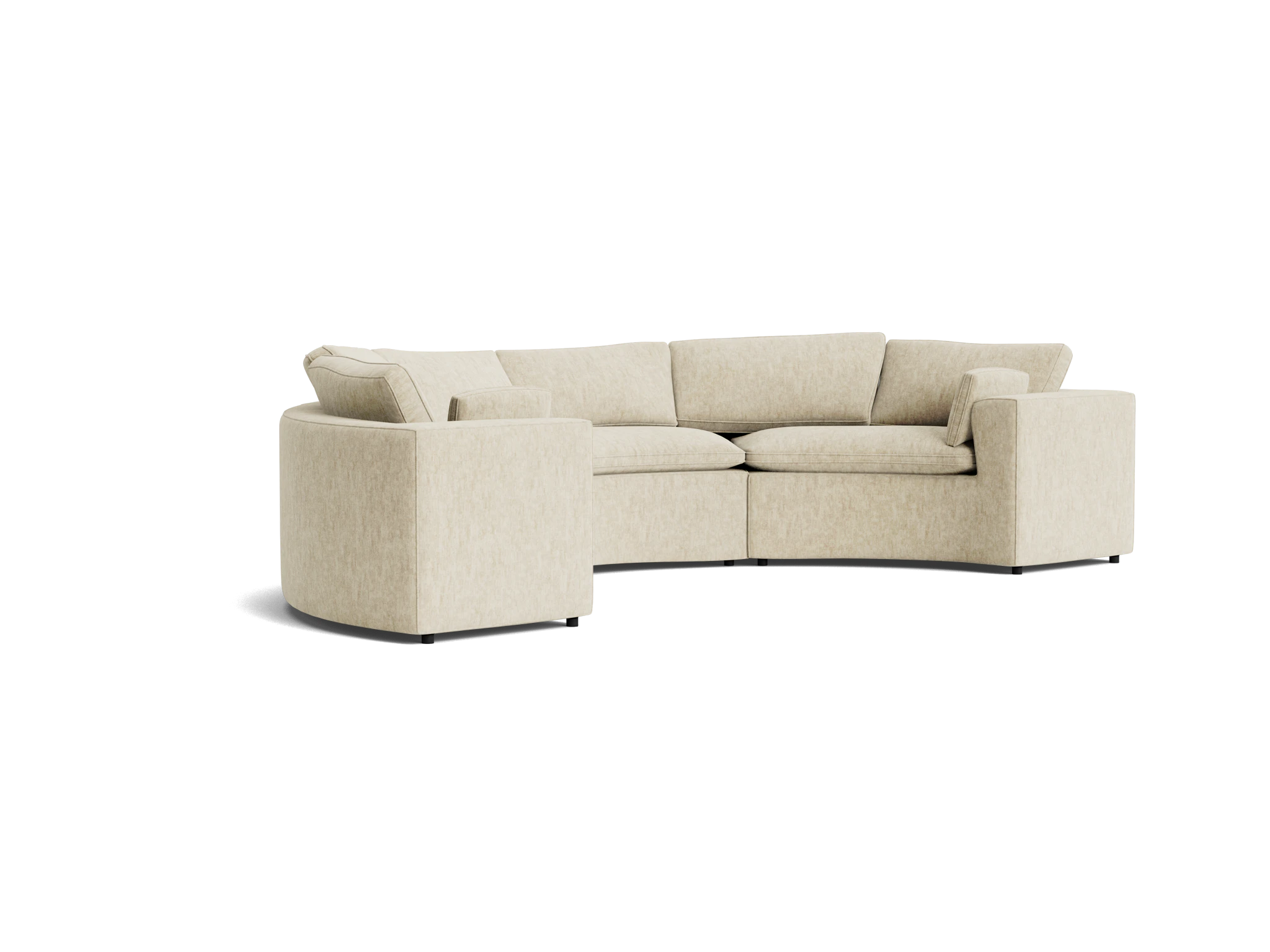 bryant semicircle sectional %283 piece%29 crave irish cream