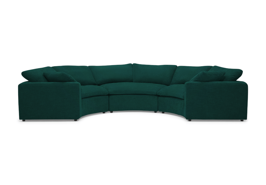 bryant semicircle sectional %283 piece%29 villa teal