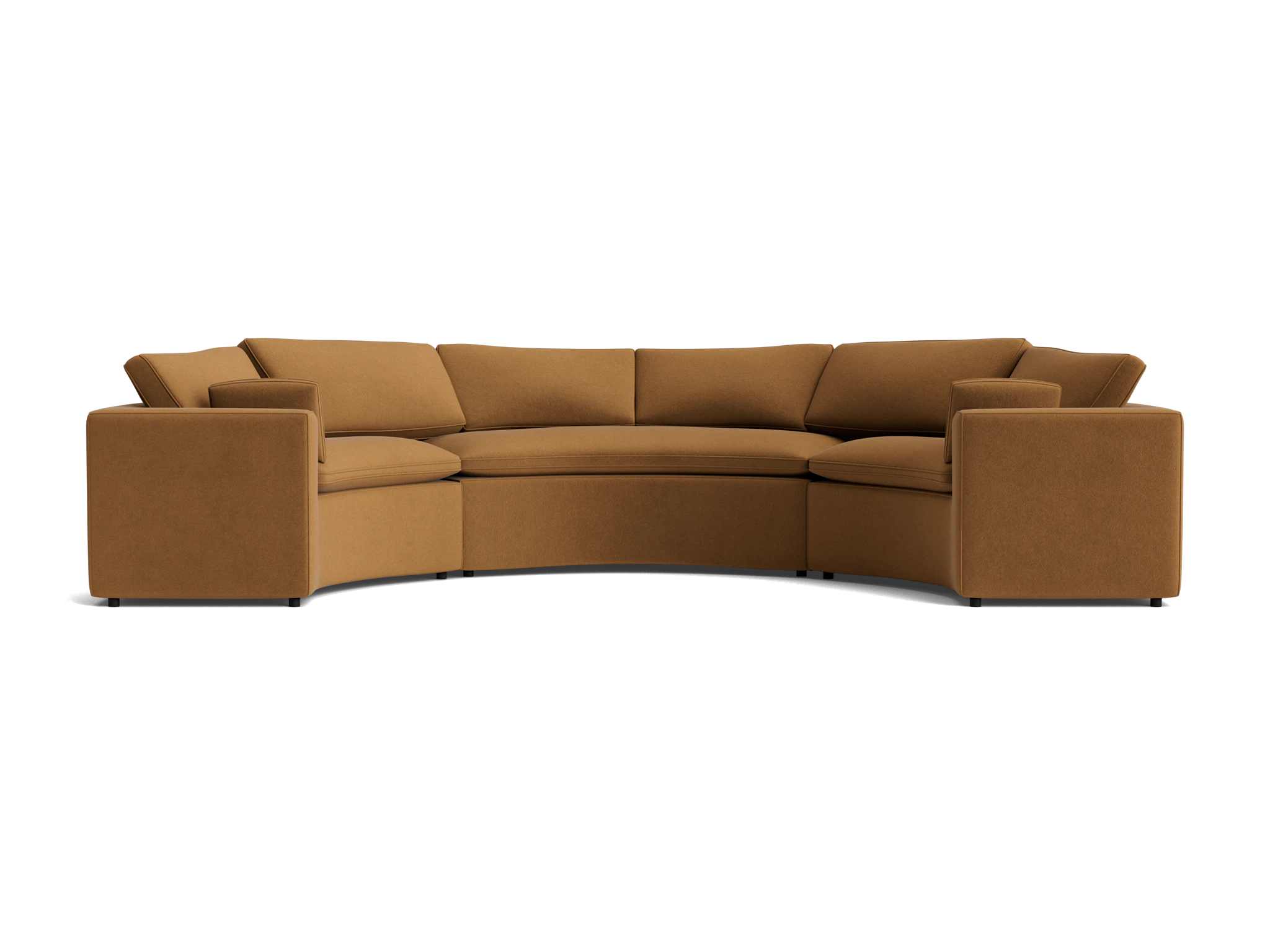 bryant semicircle sectional %283 piece%29 banks nutmeg