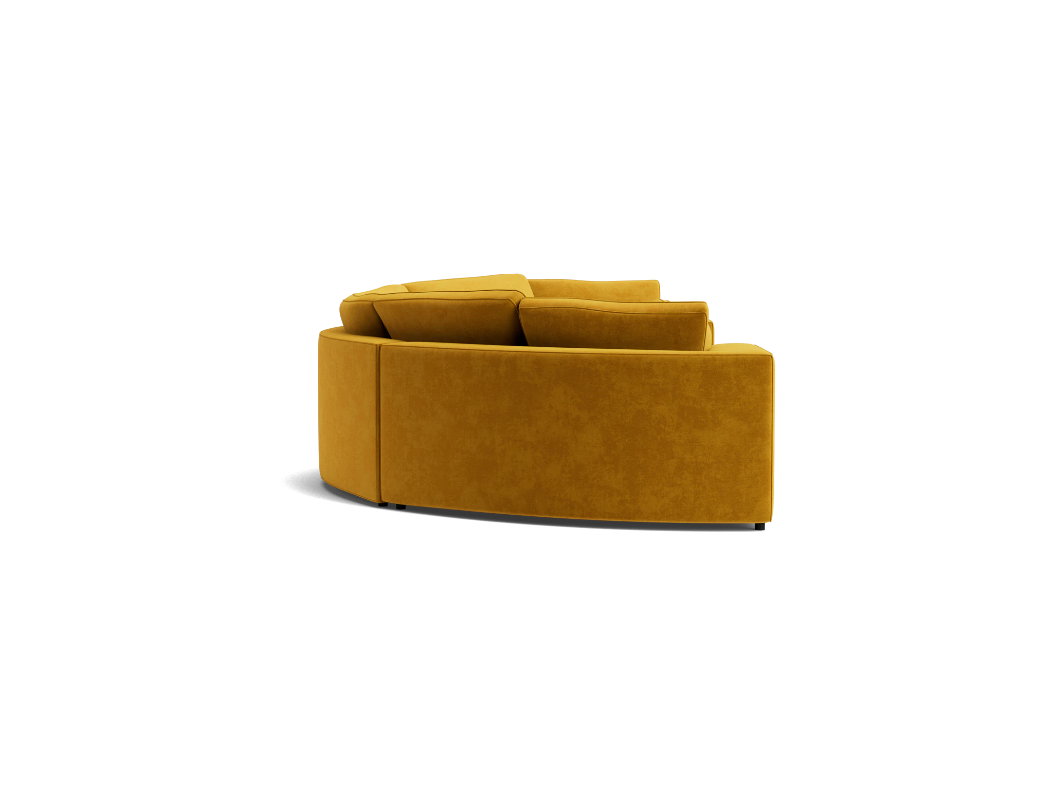 bryant semicircle sectional %283 piece%29 harper amber gold