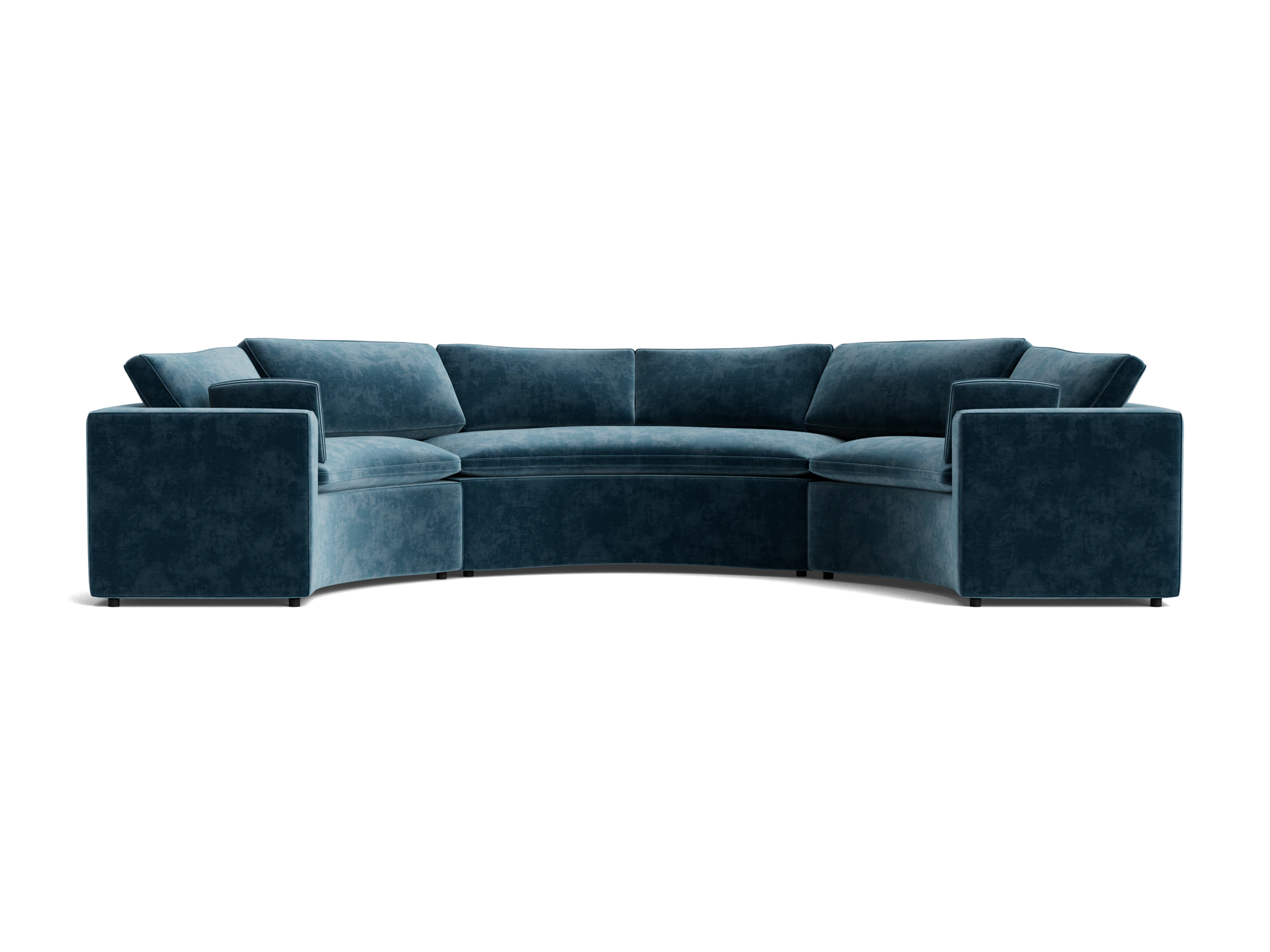 bryant semicircle sectional %283 piece%29 harper biscay bay