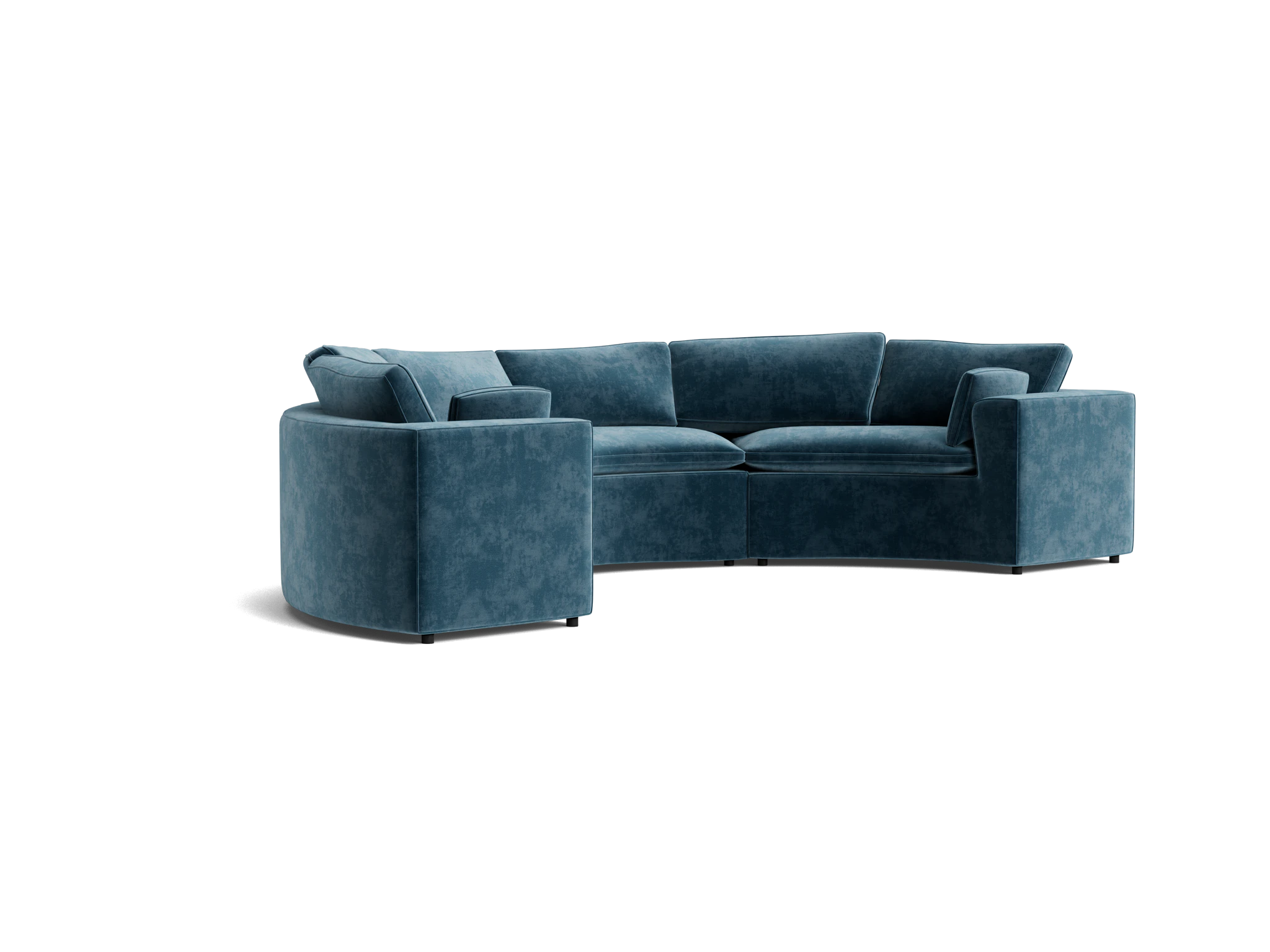 bryant semicircle sectional %283 piece%29 harper biscay bay