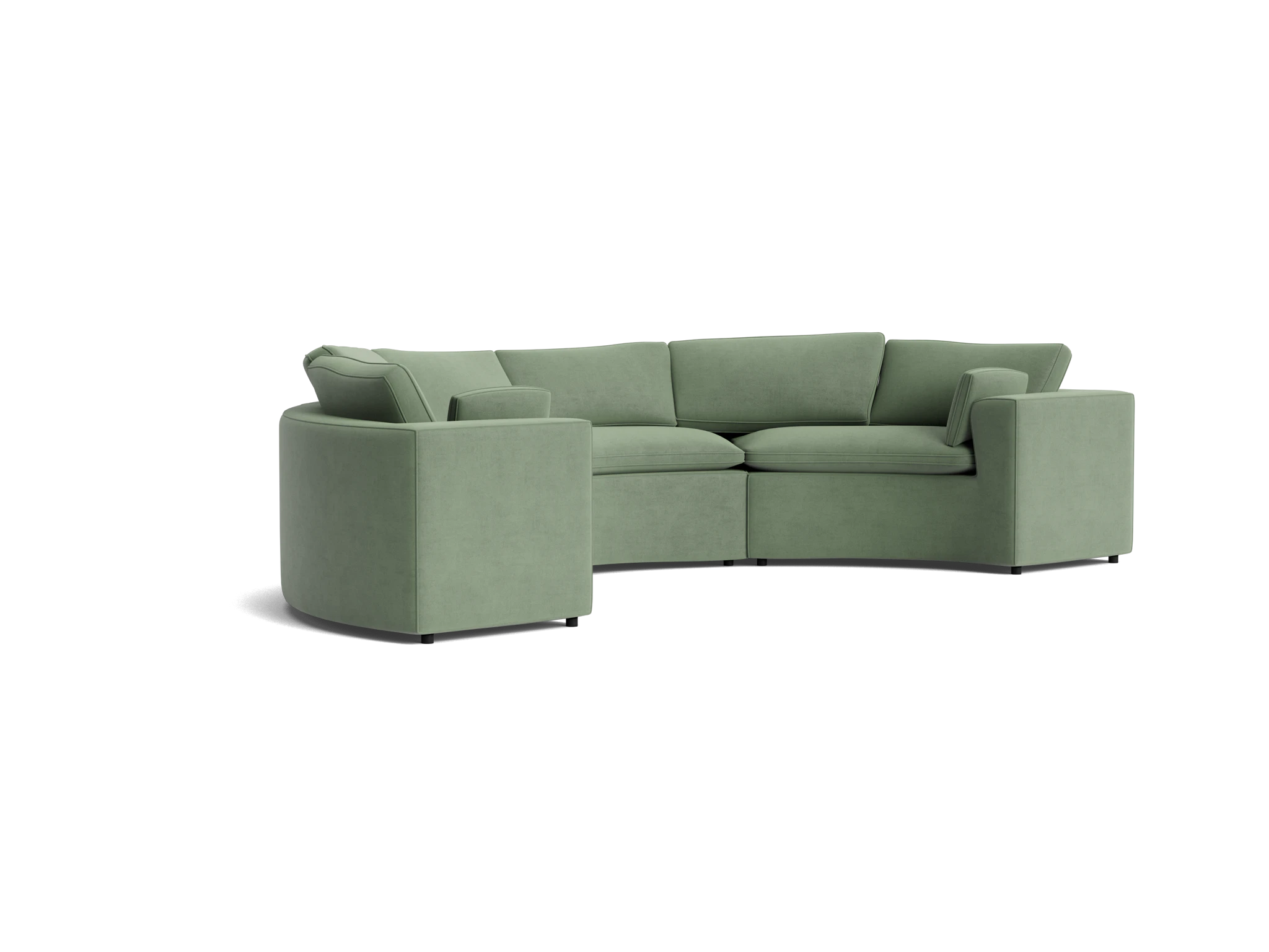 bryant semicircle sectional %283 piece%29 royale sage