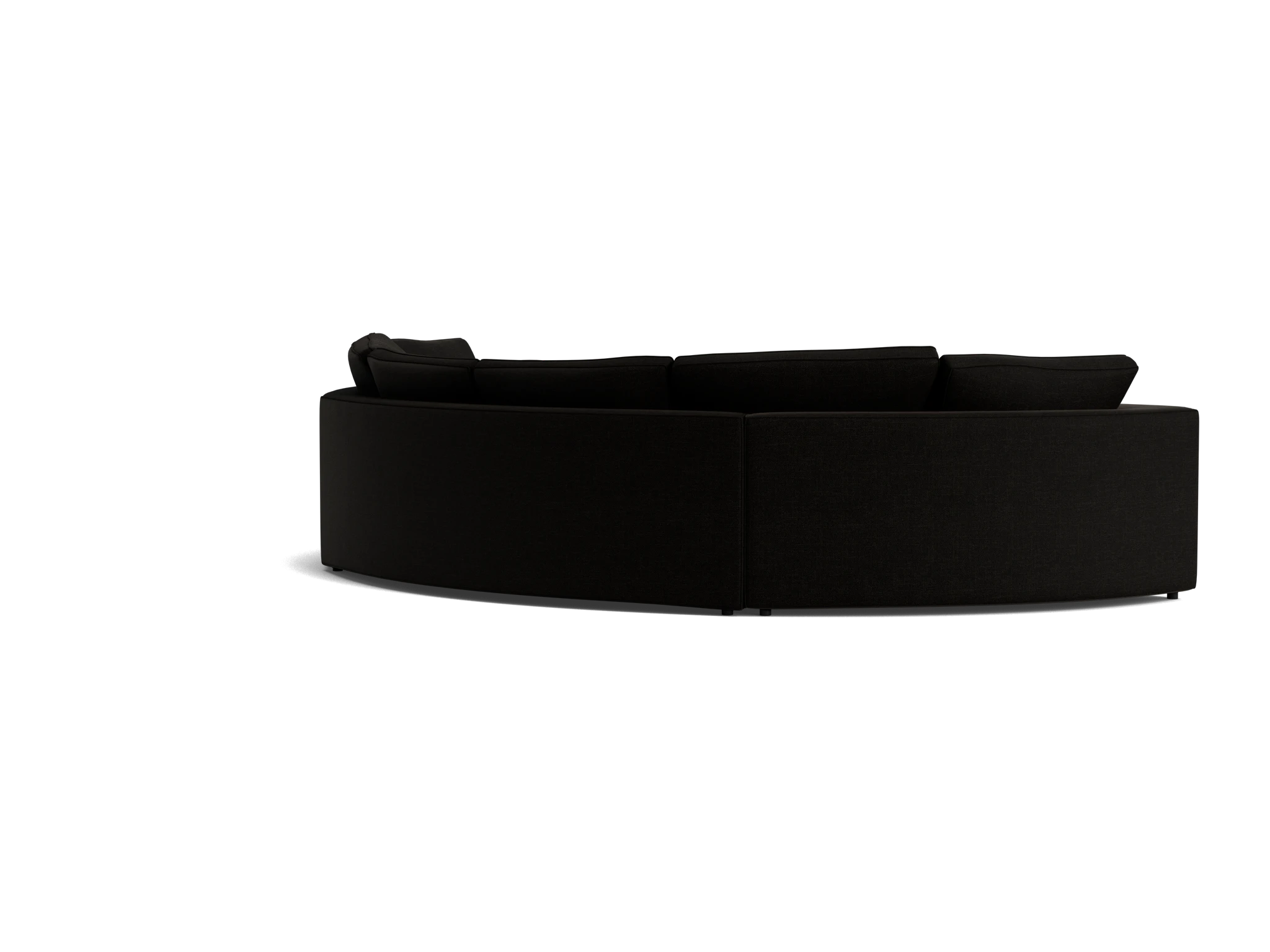 bryant semicircle sectional %283 piece%29 milo onyx