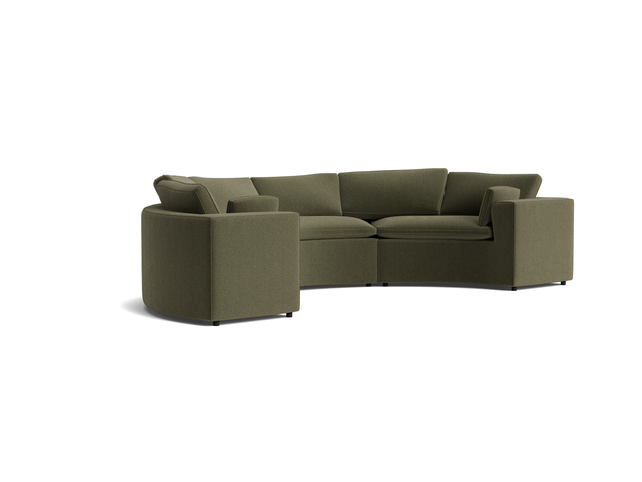 bryant semicircle sectional %283 piece%29 telly fern