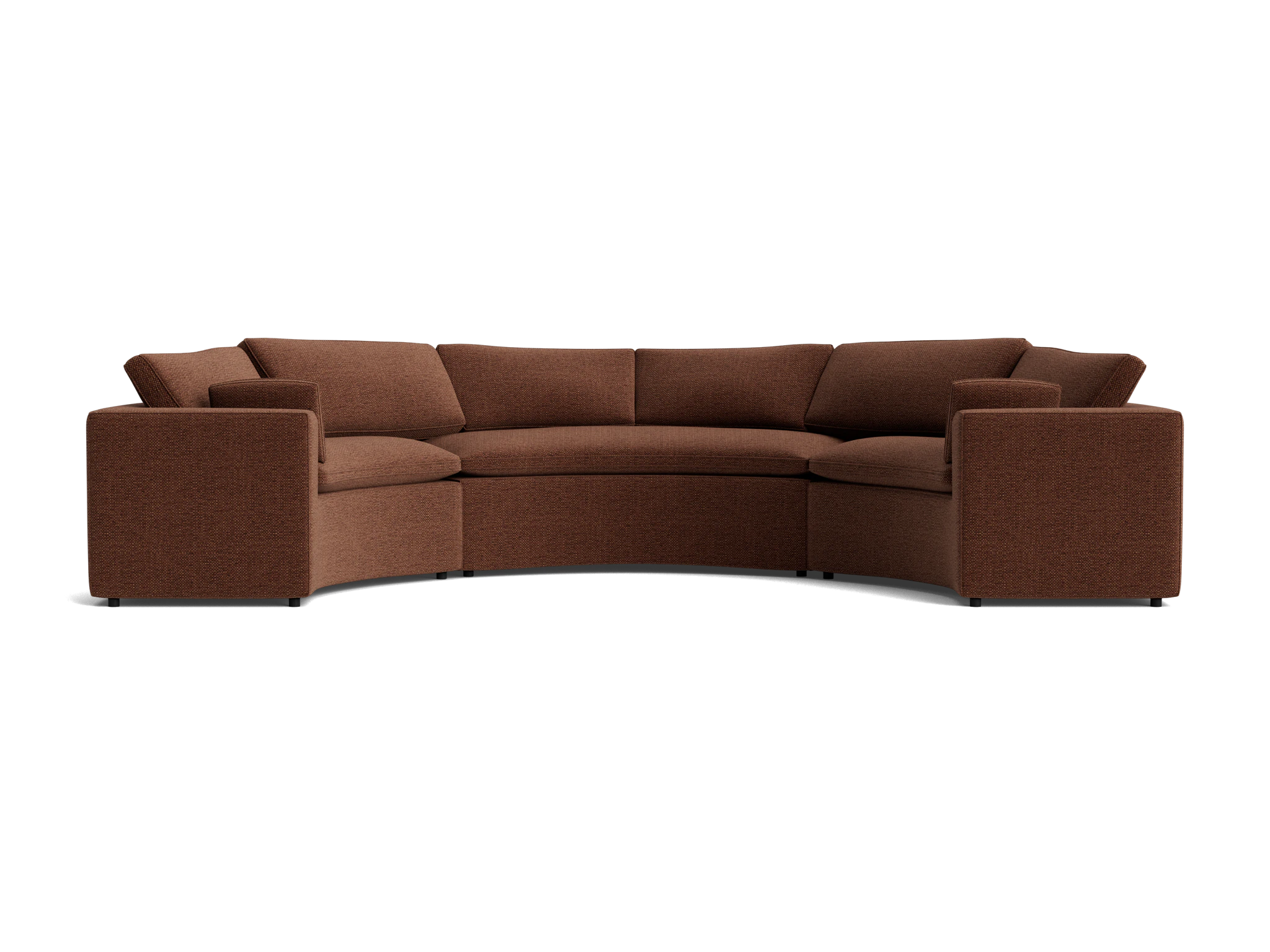 bryant semicircle sectional %283 piece%29 telly garnet