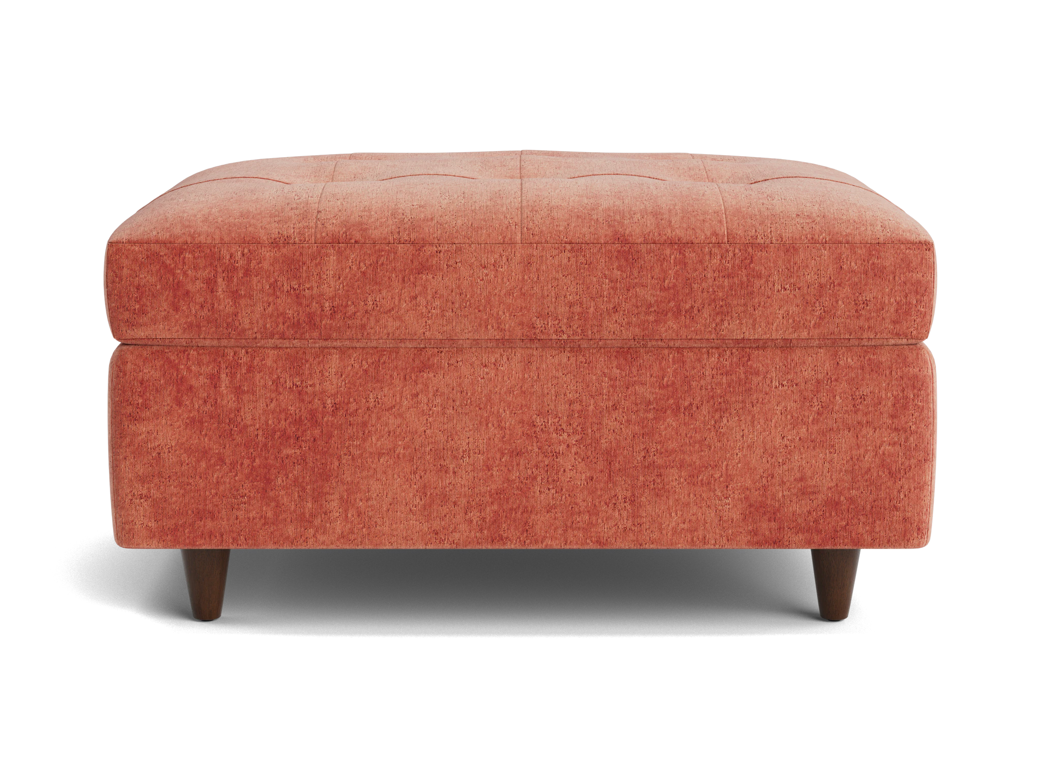 briar storage ottoman plush terra rose