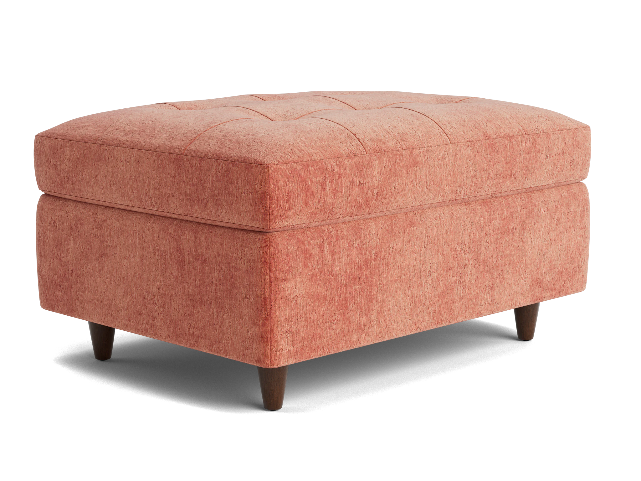 briar storage ottoman plush terra rose