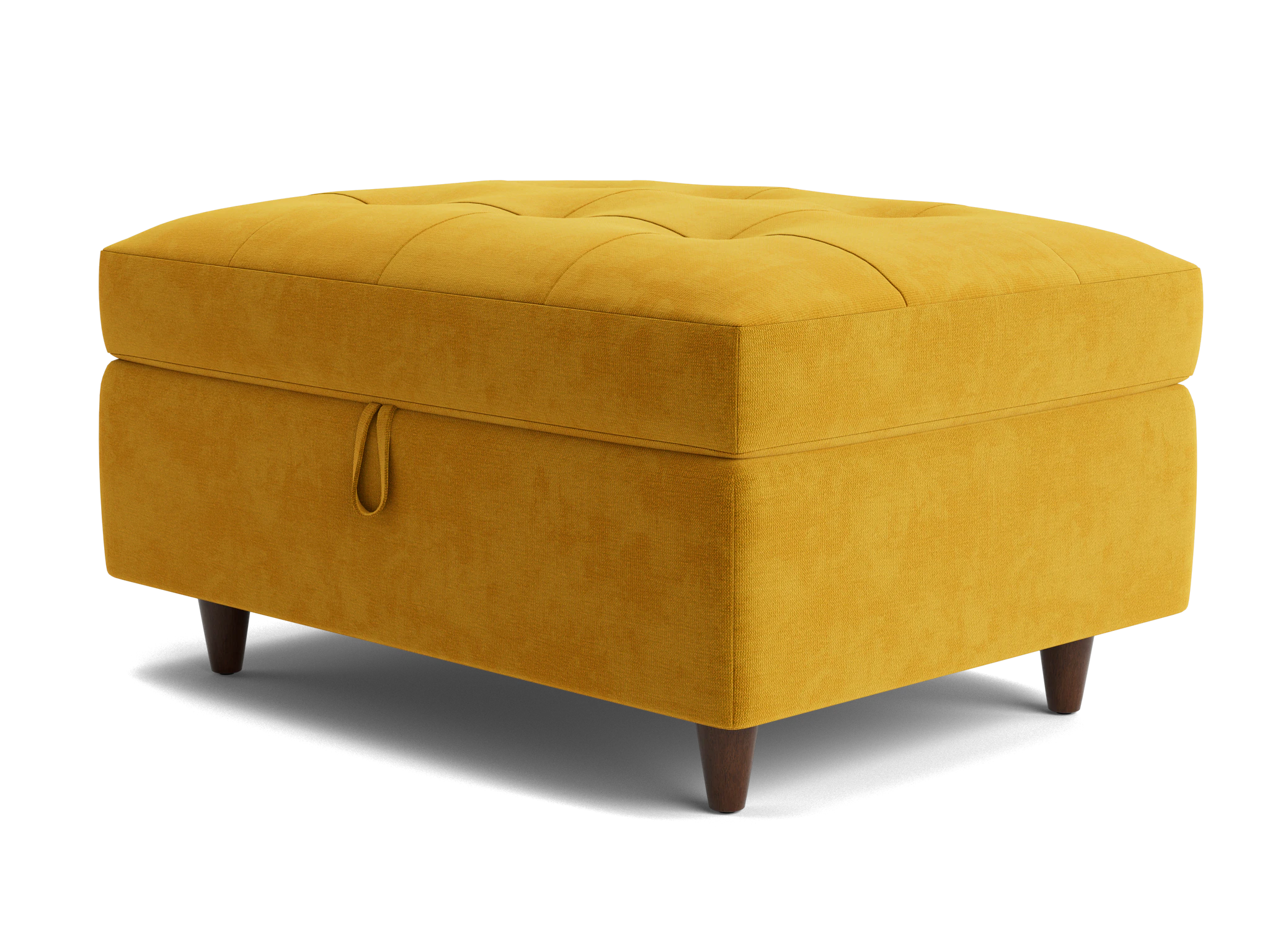 briar storage ottoman harper amber gold