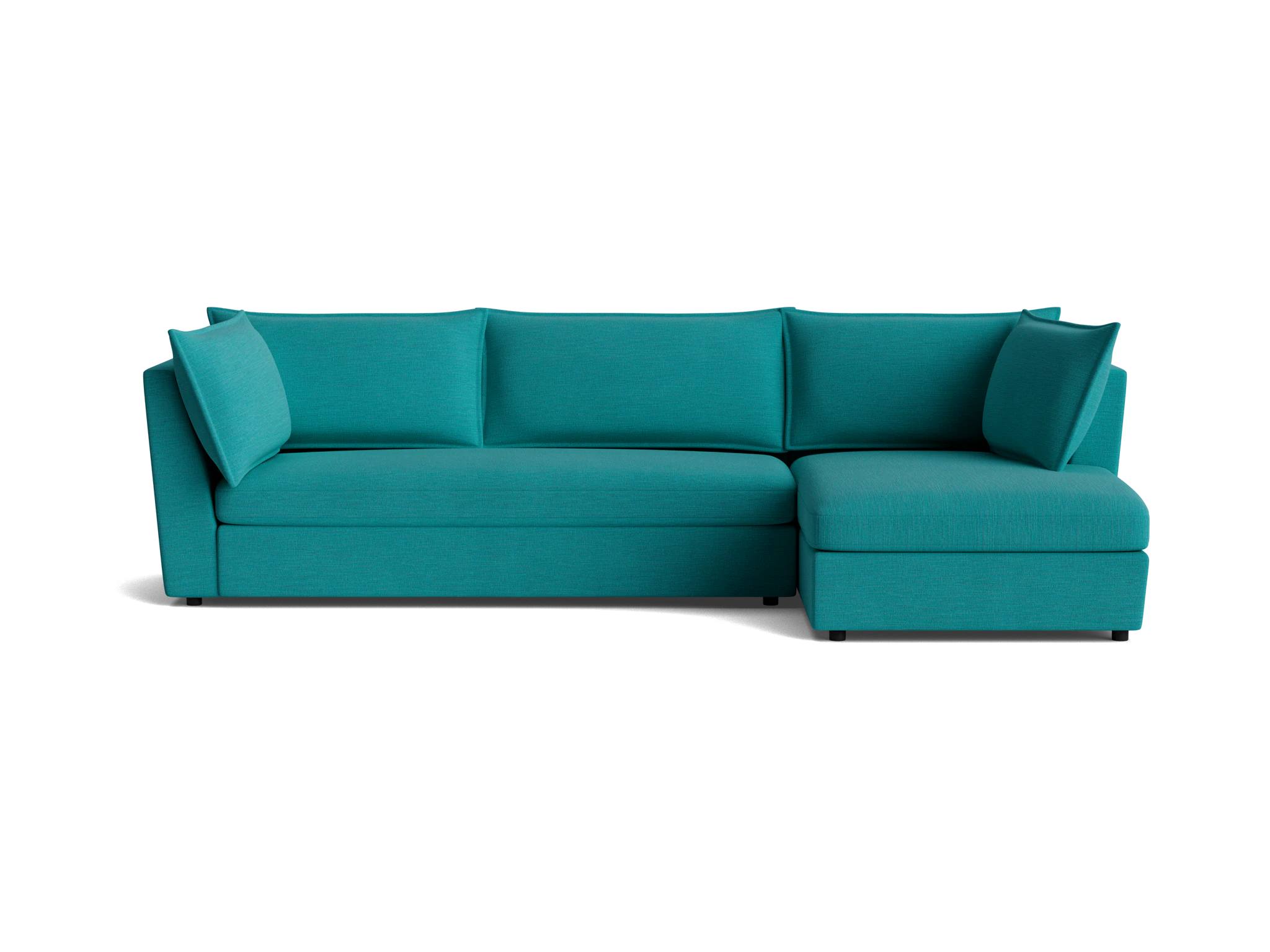 wilder sectional lucky turquoise