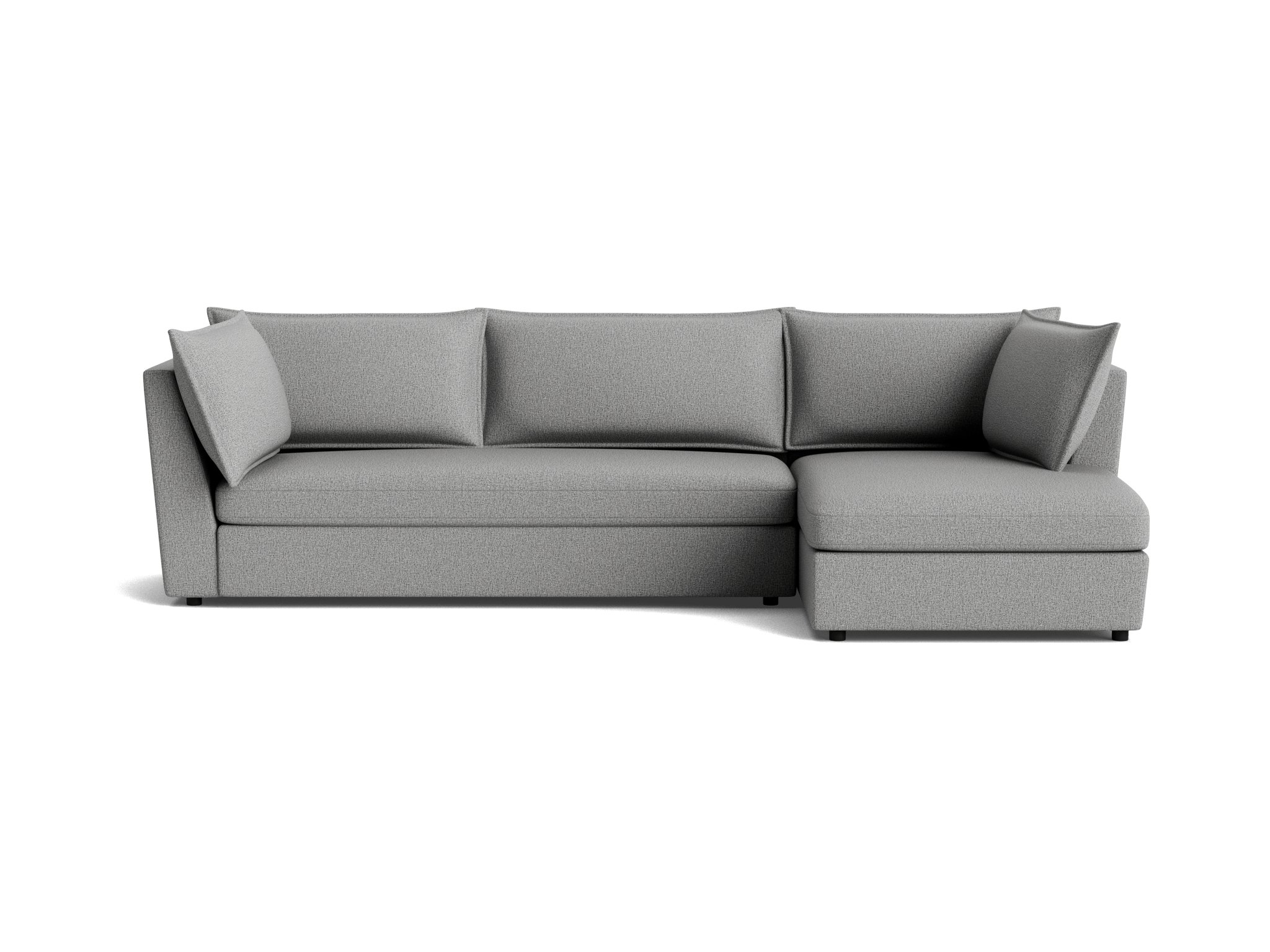 wilder sectional taylor felt gray