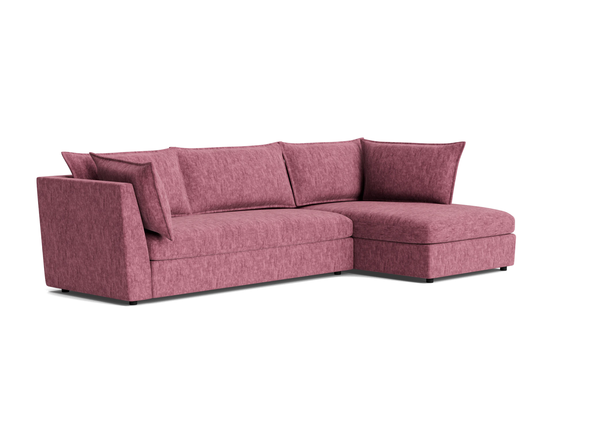wilder sectional crave pantone heather rose