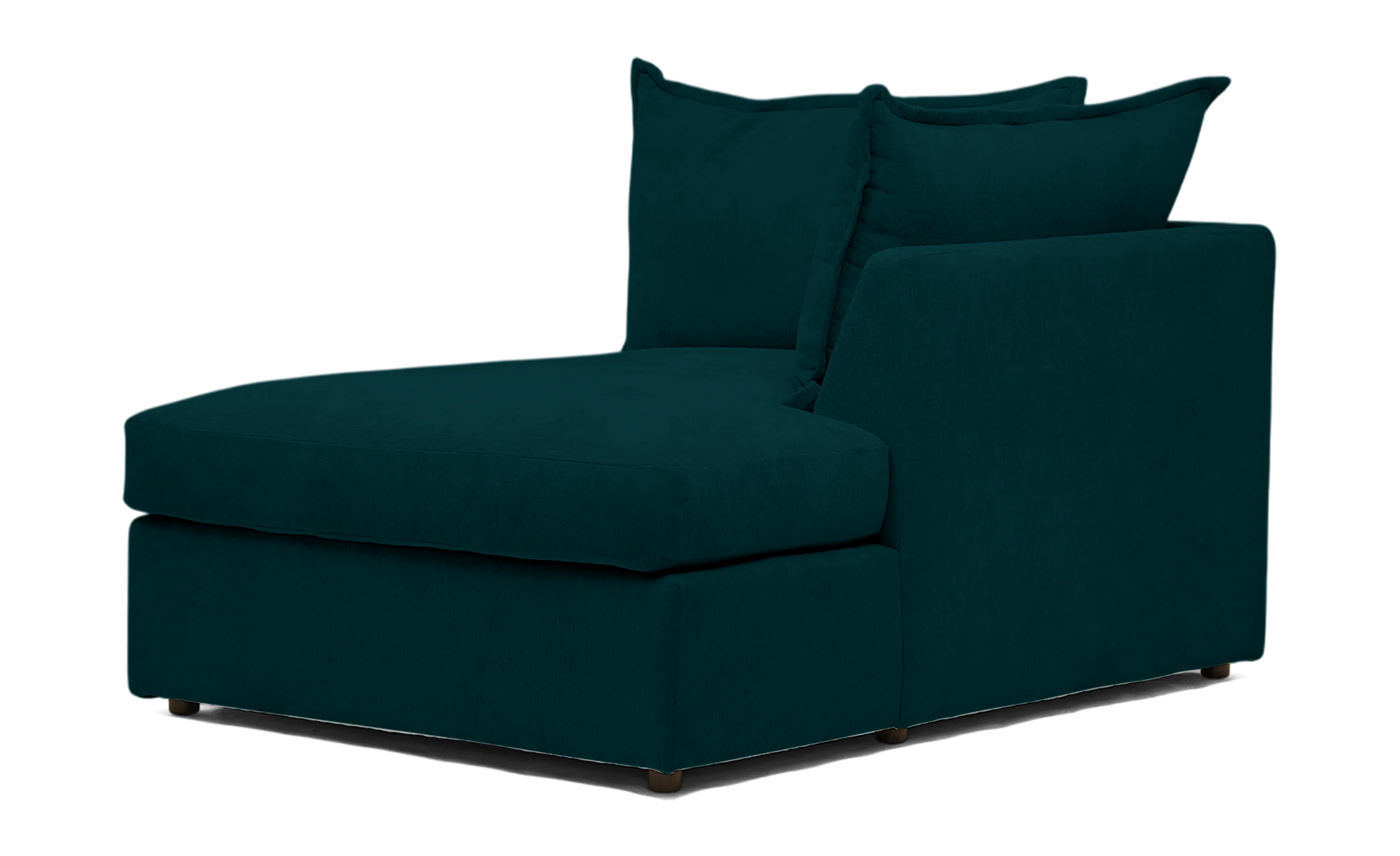 wilder single arm chaise royale peacock