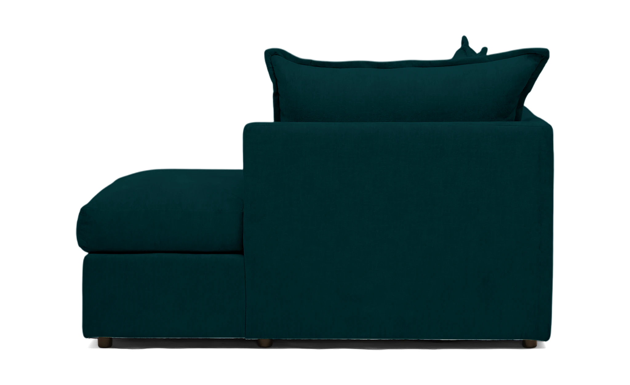 wilder single arm chaise royale peacock