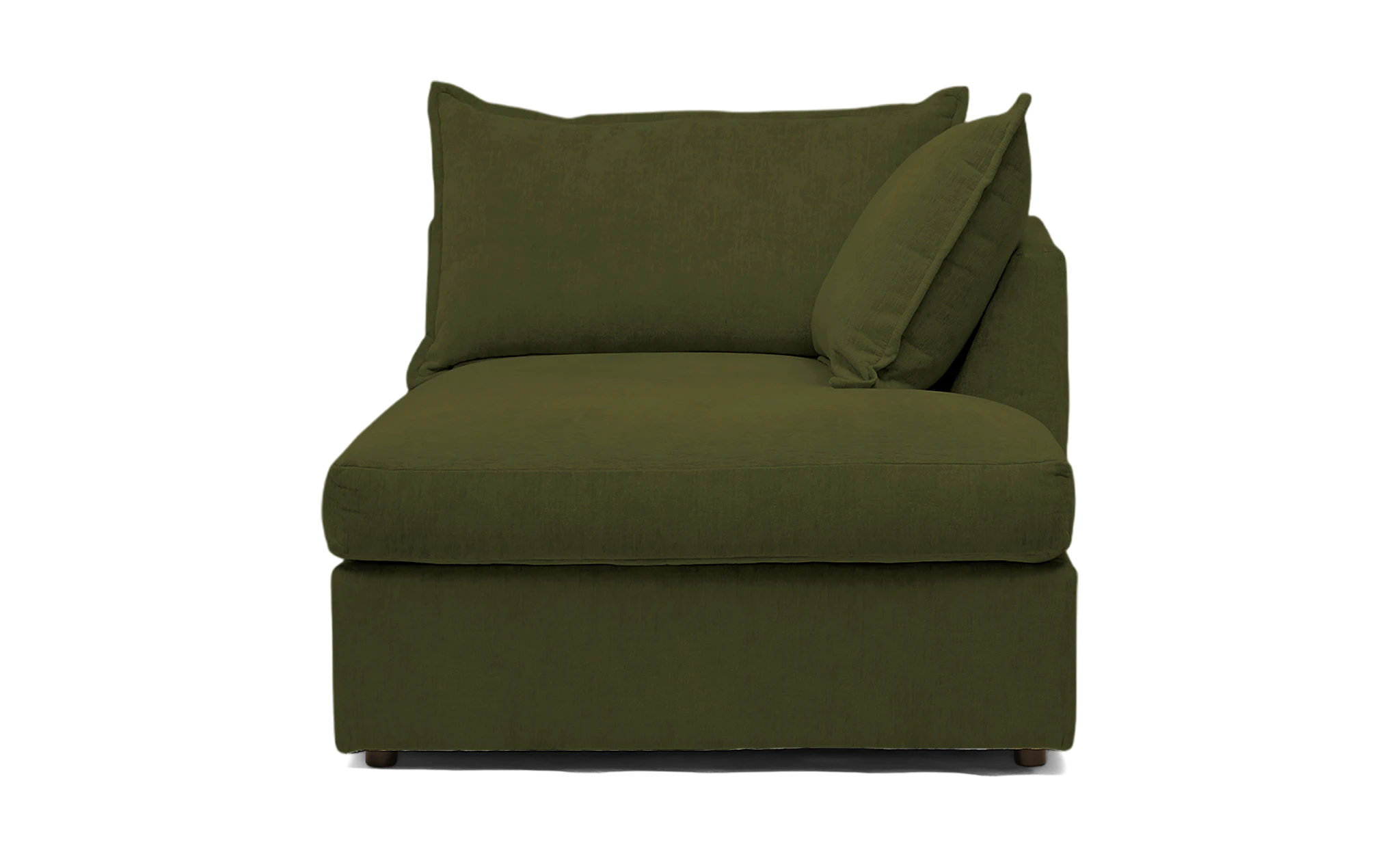 wilder single arm chaise faithful olive
