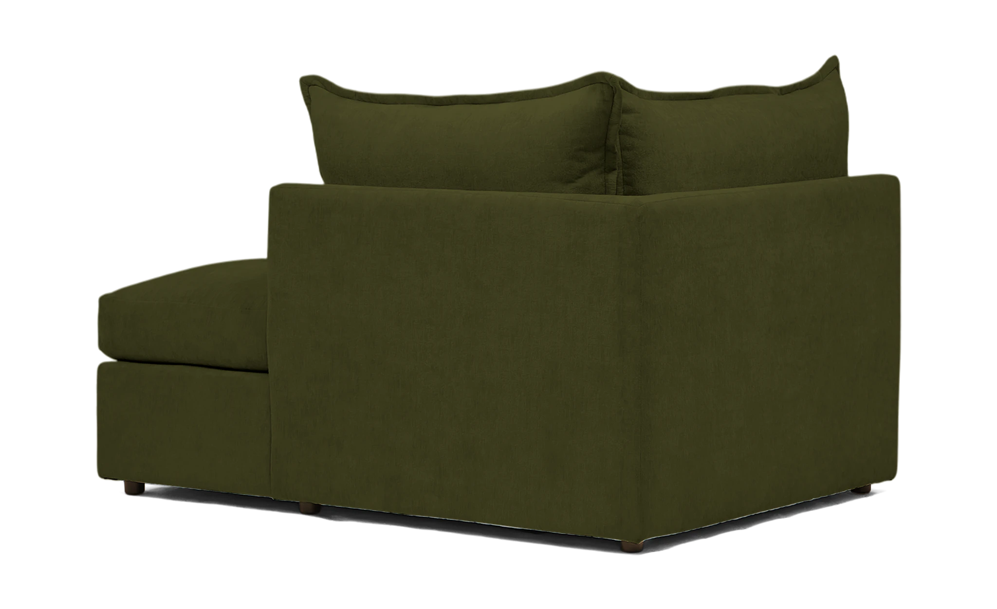 wilder single arm chaise faithful olive