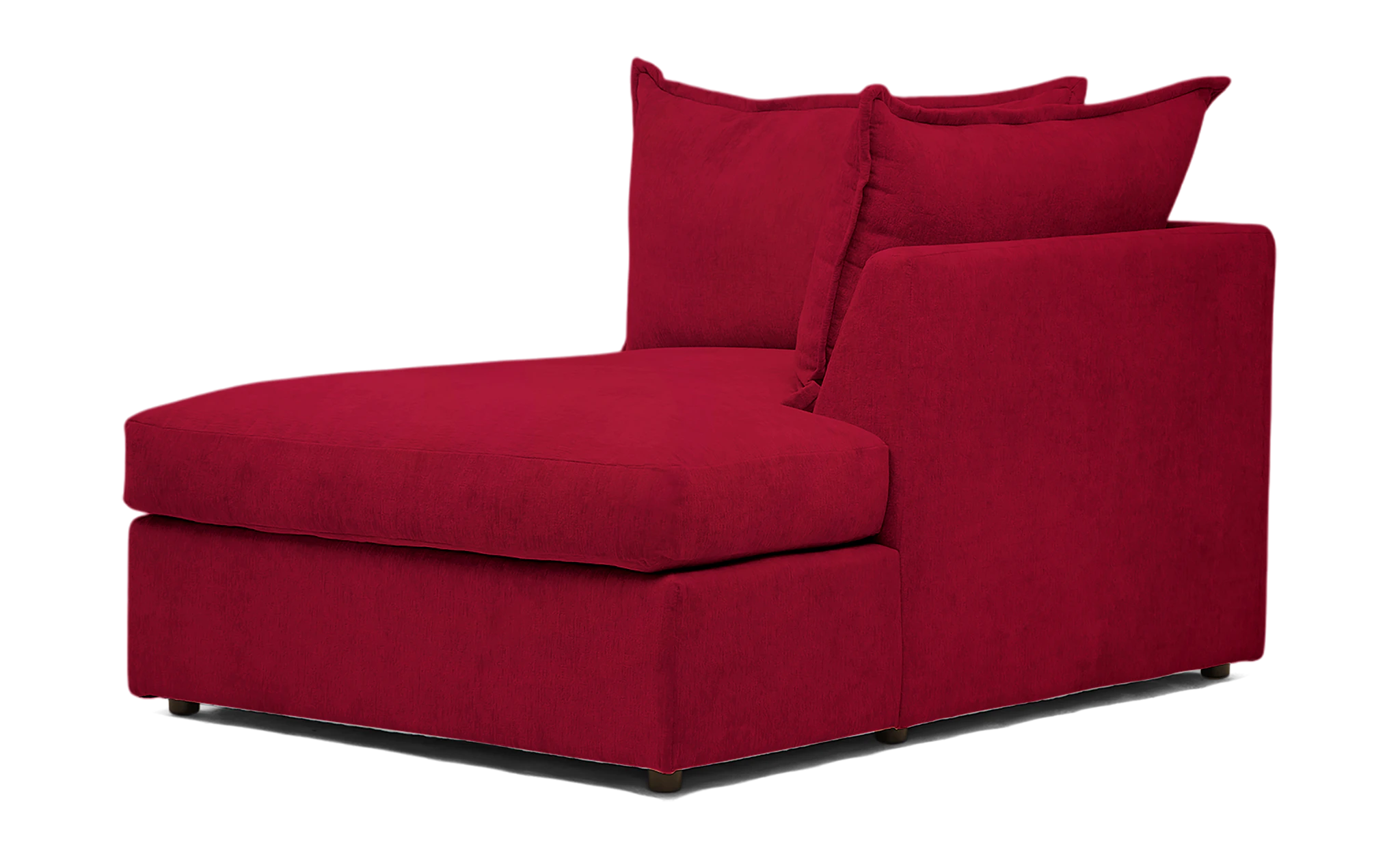 wilder single arm chaise royale berry