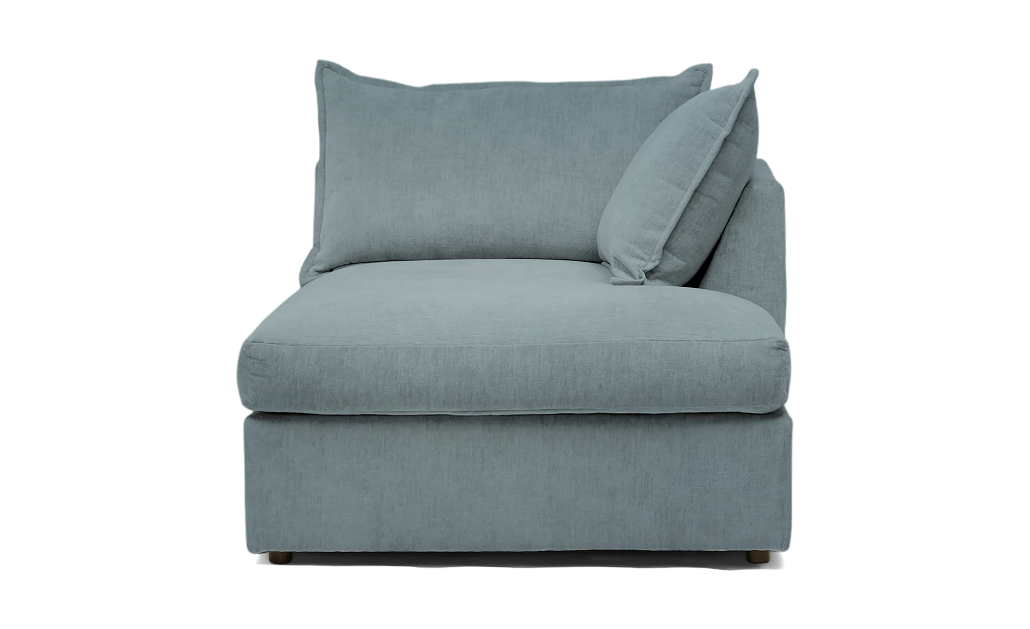 wilder single arm chaise plush mist