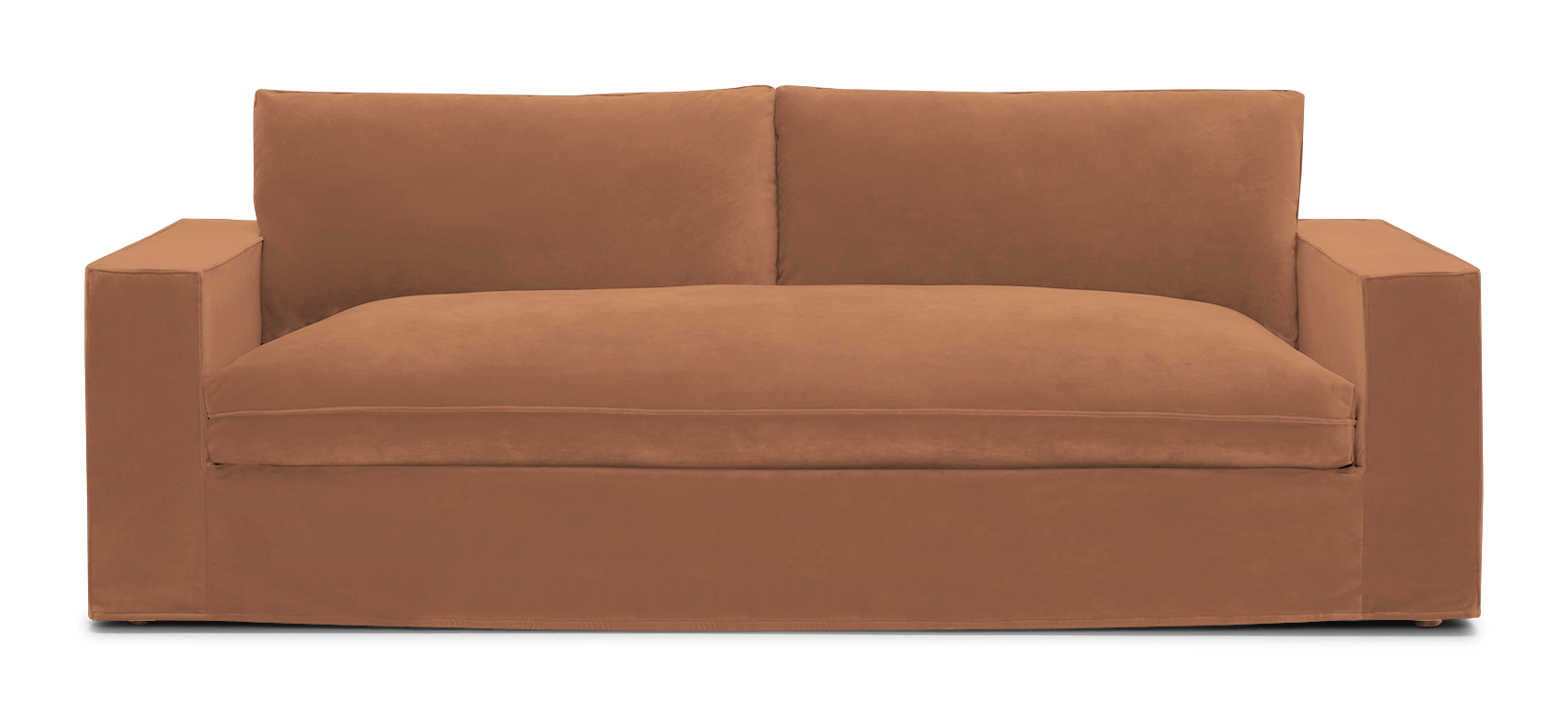goldie slipcovered sofa royale blush
