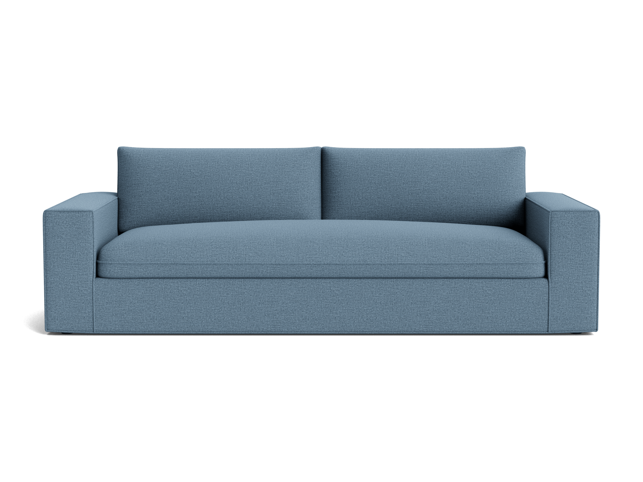 goldie slipcovered sofa milo french blue