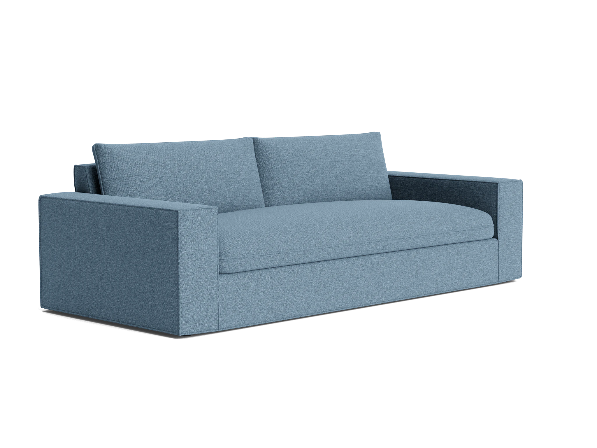 goldie slipcovered sofa milo french blue
